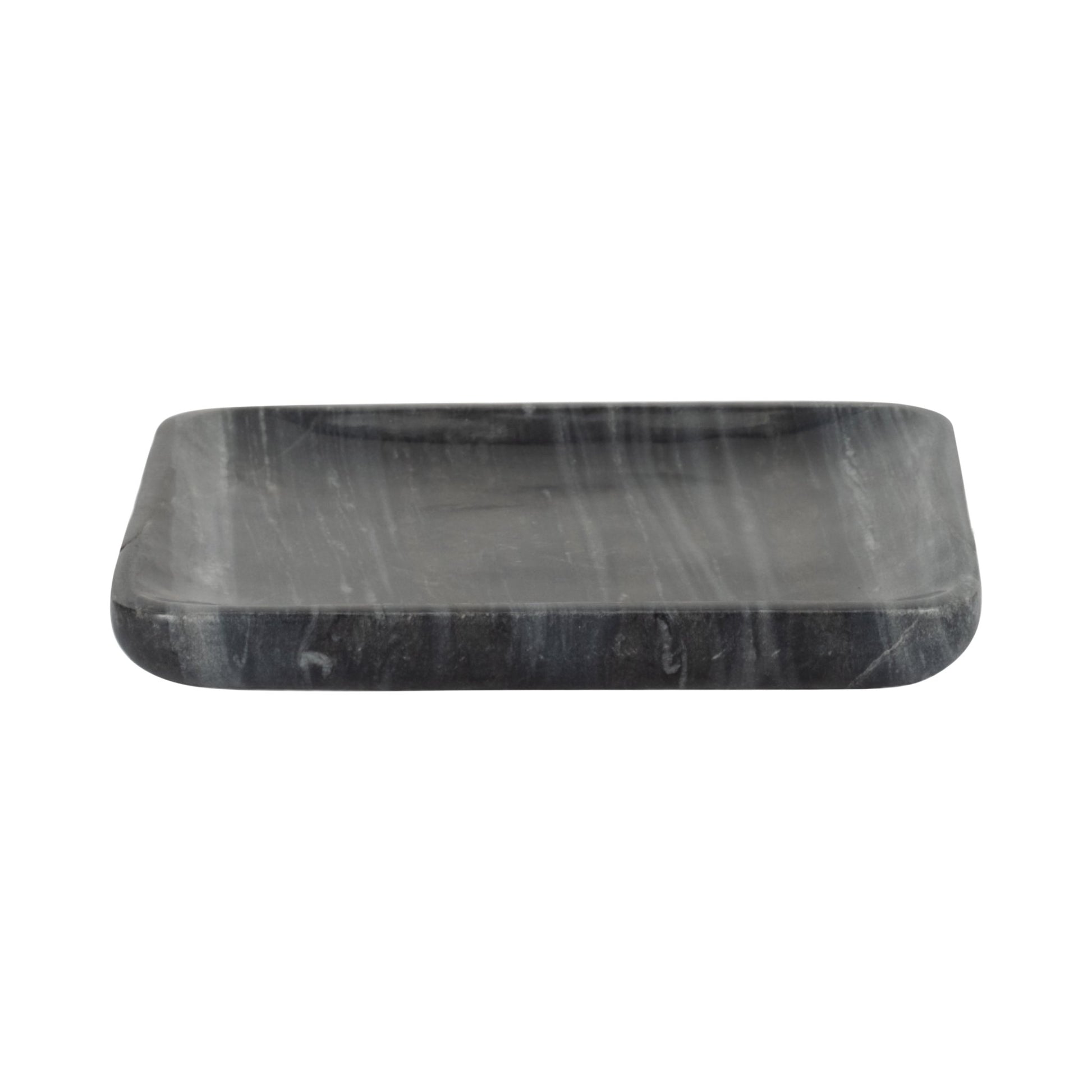 9" ZARRA GREY MARBLE TRINKET TRAY Table Decors| Sagebrook Home