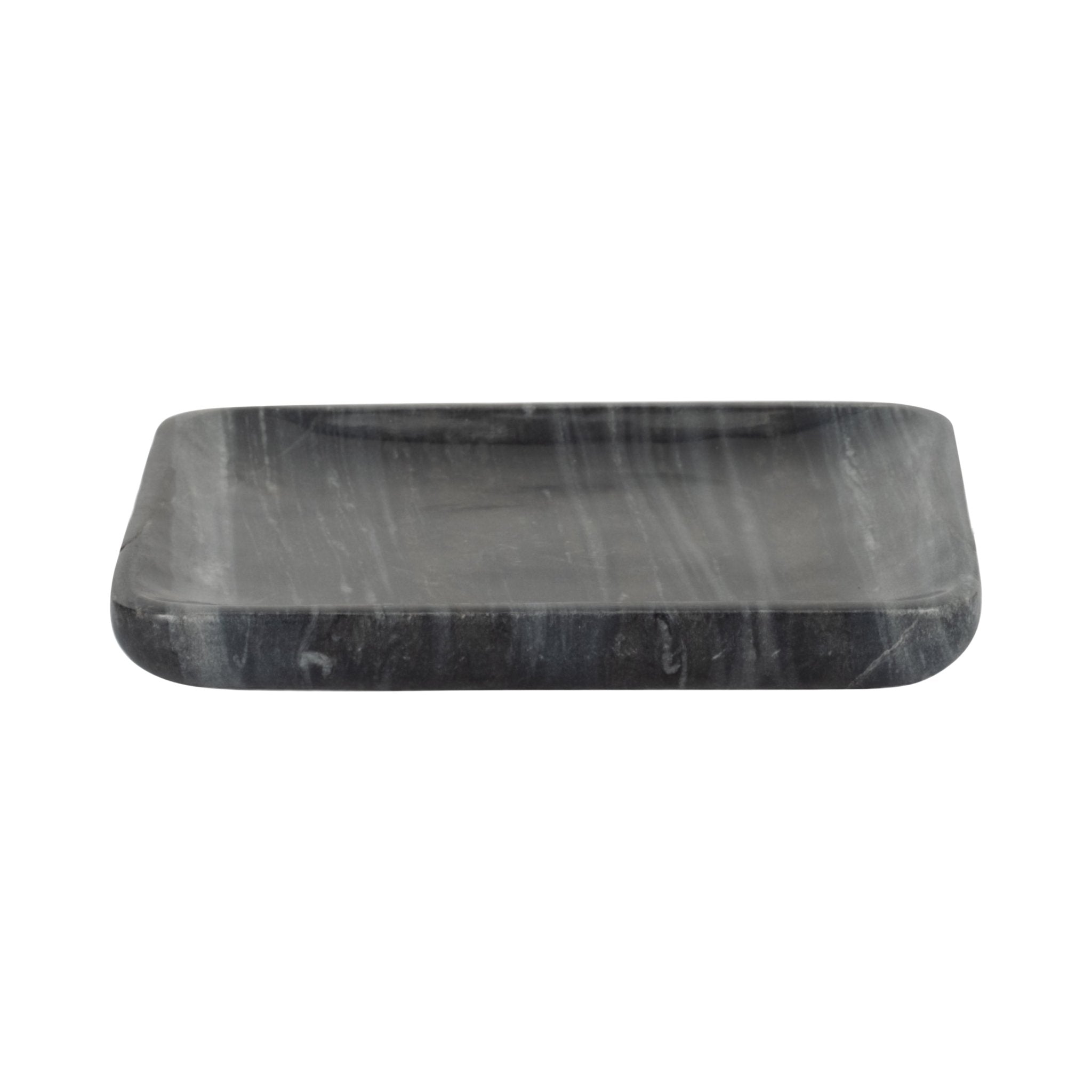 9" ZARRA GREY MARBLE TRINKET TRAY Table Decors| Sagebrook Home