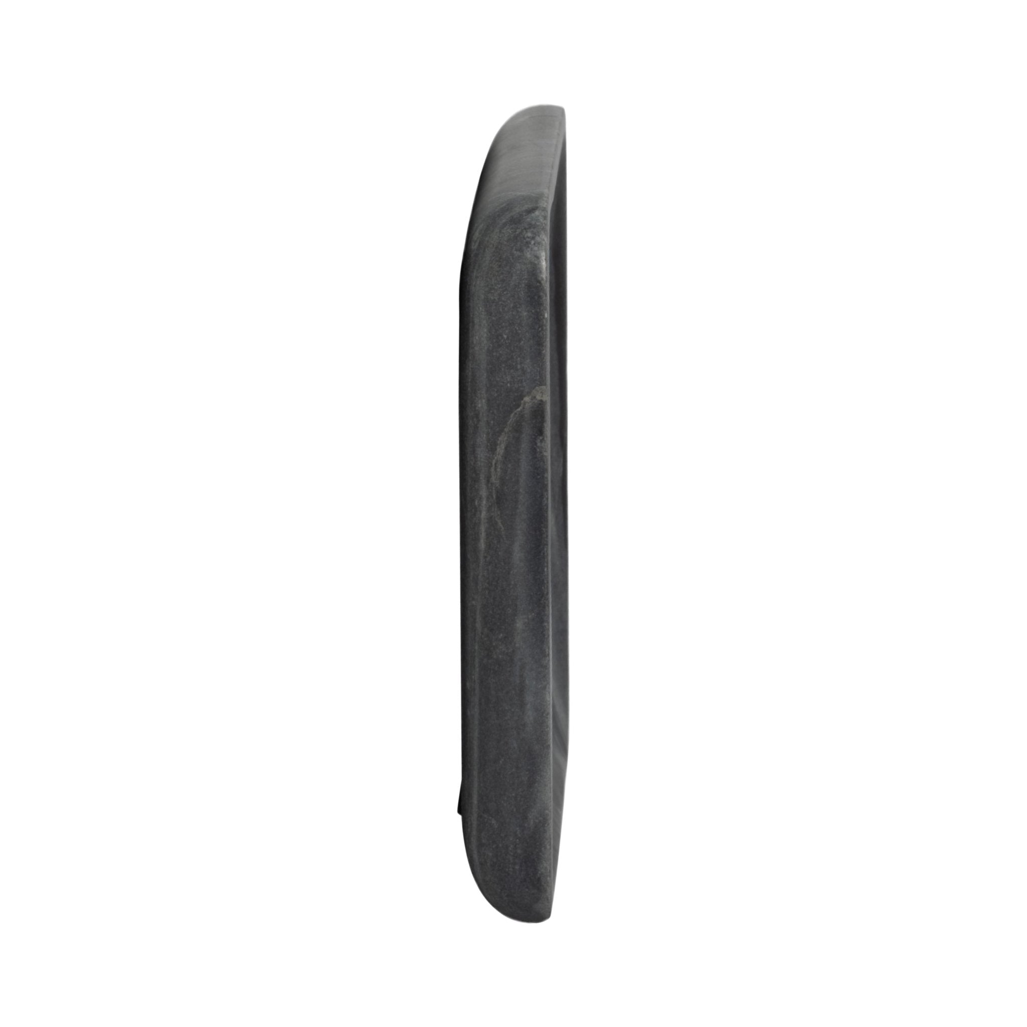 9" ZARRA GREY MARBLE TRINKET TRAY Table Decors| Sagebrook Home