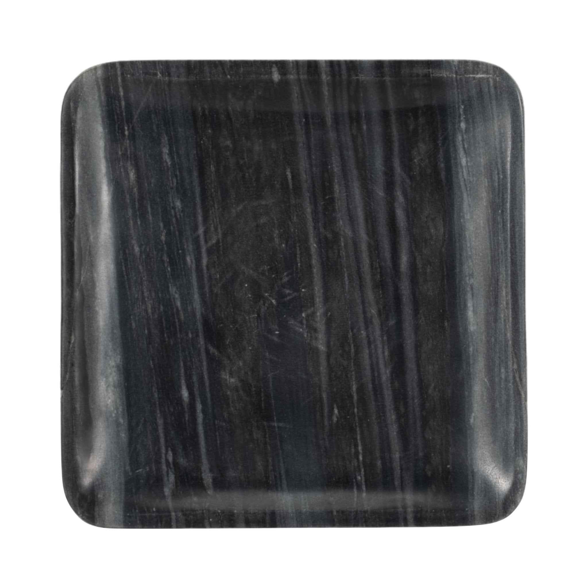 9" ZARRA GREY MARBLE TRINKET TRAY Table Decors| Sagebrook Home