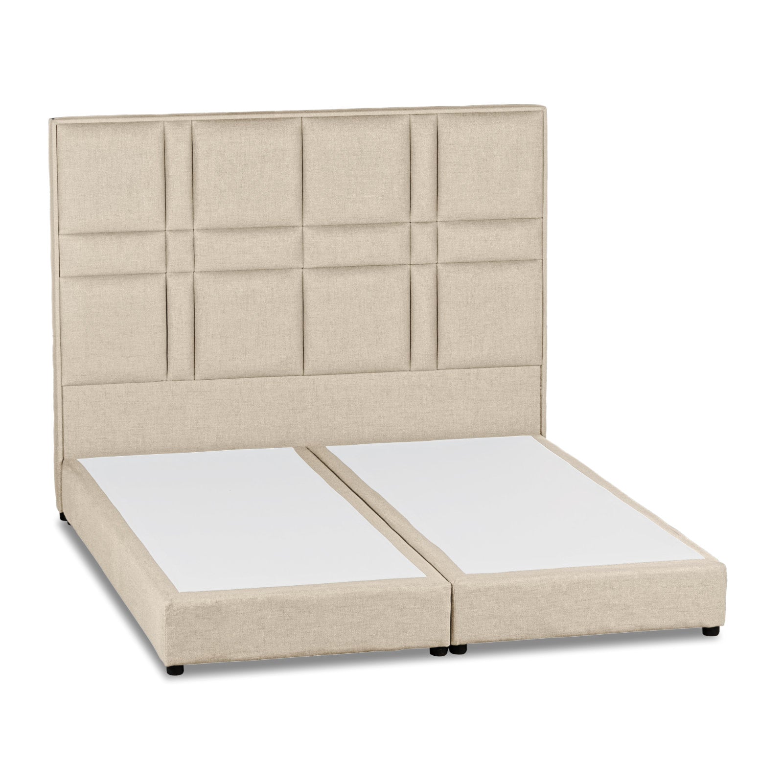 In House | Napoli Bed Frame Velvet Light Beige 200x100