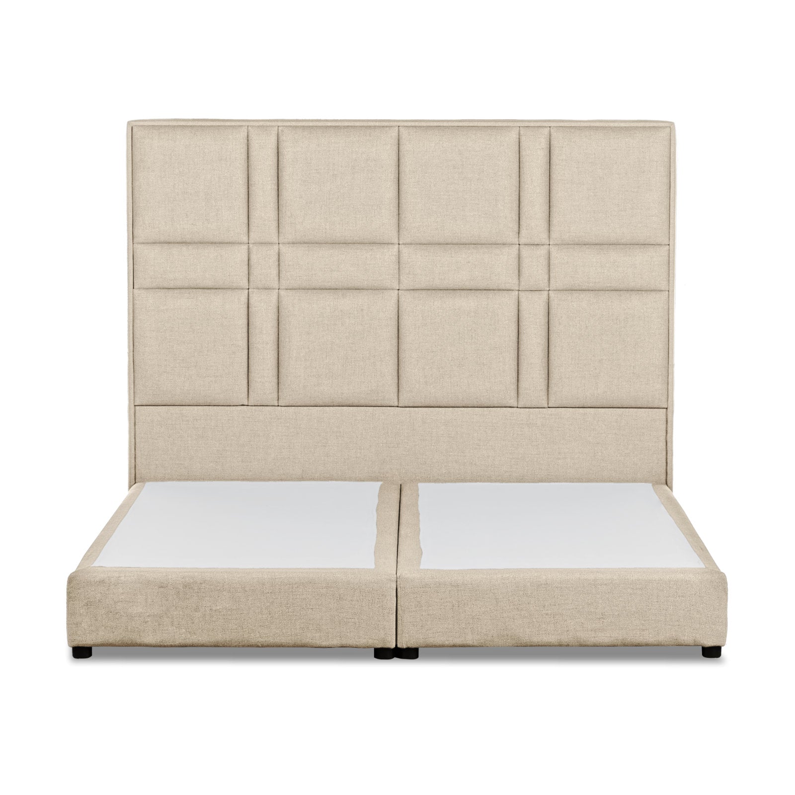 In House | Martos Bed Frame Velvet Light Beige