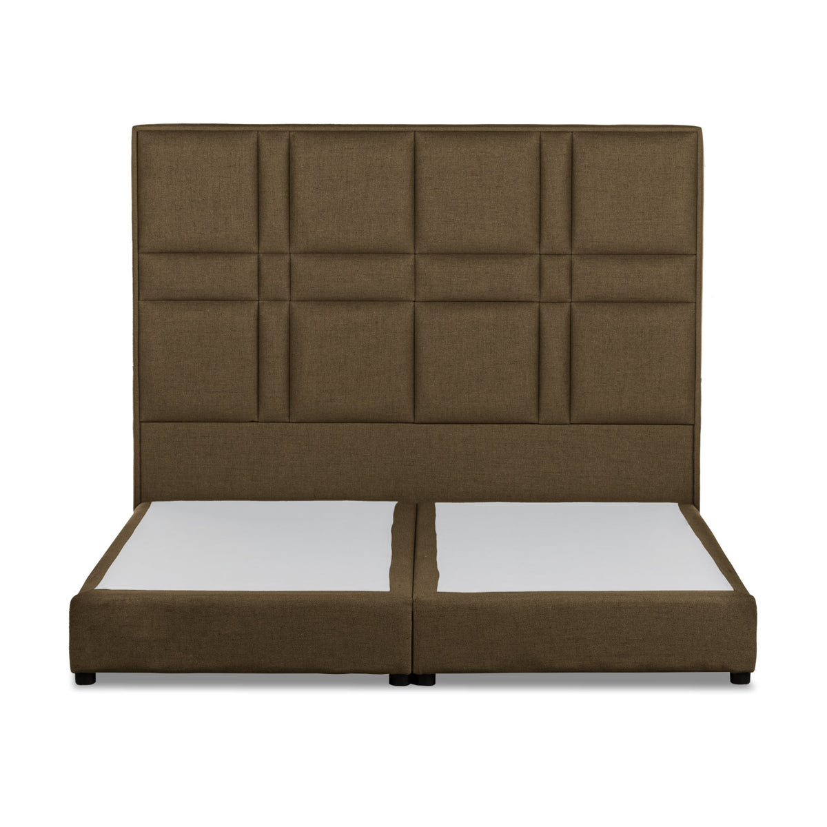 In House | Napoli Bed Frame Velvet Brown 200x100