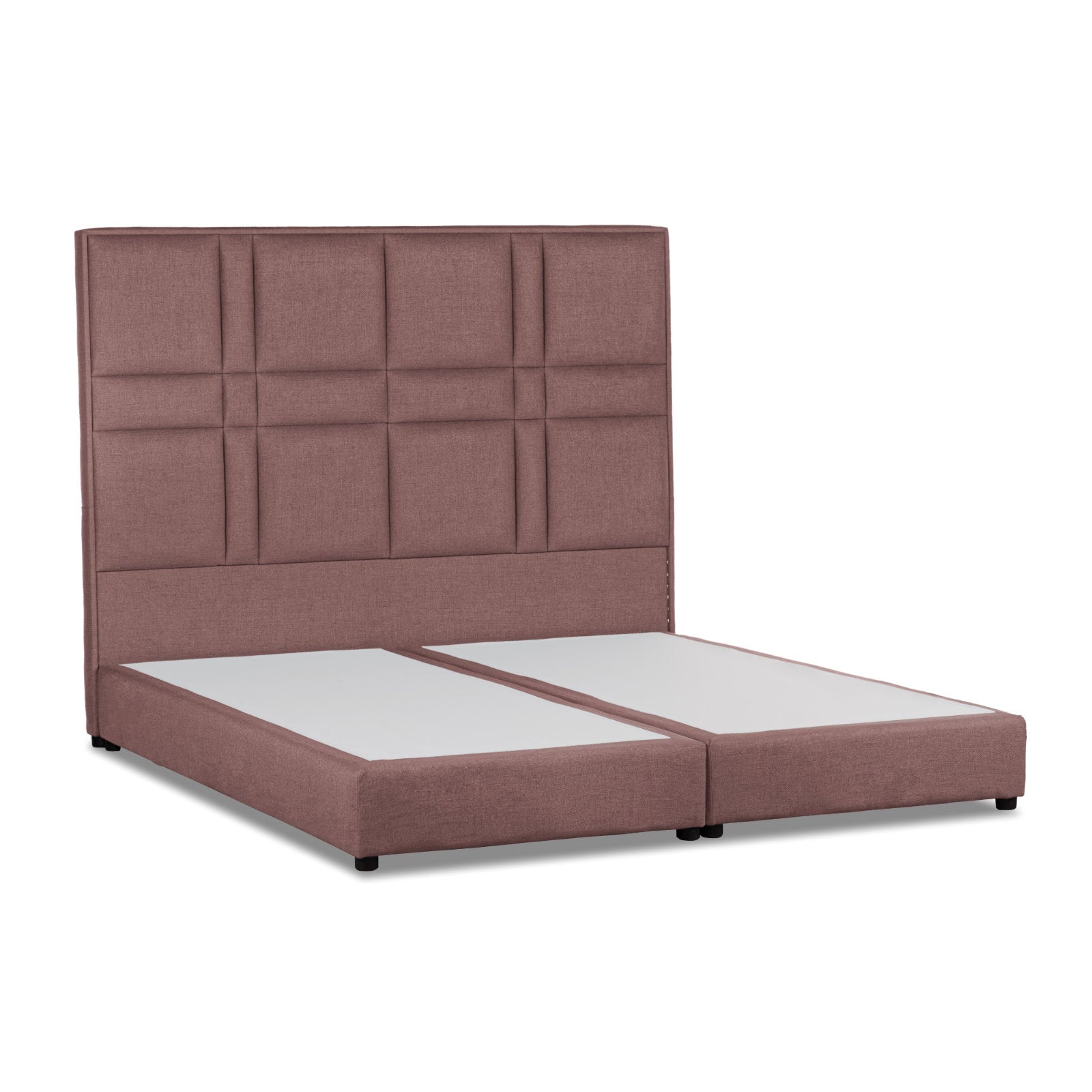 In House | Janawa Bed Frame Velvet Dark Pink 200x140