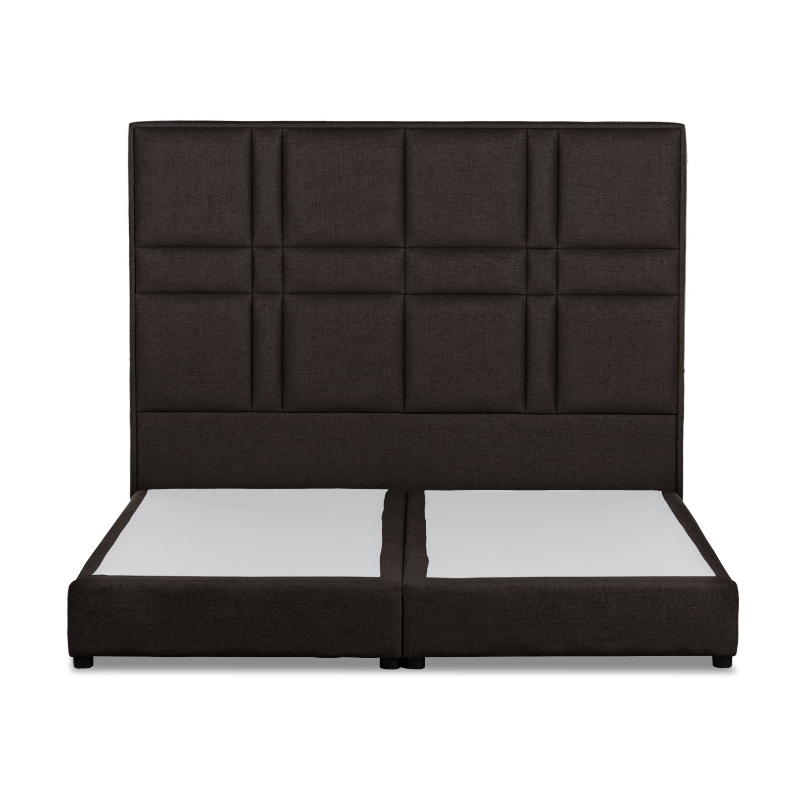 In House | Martos Bed Frame Velvet Dark Brown