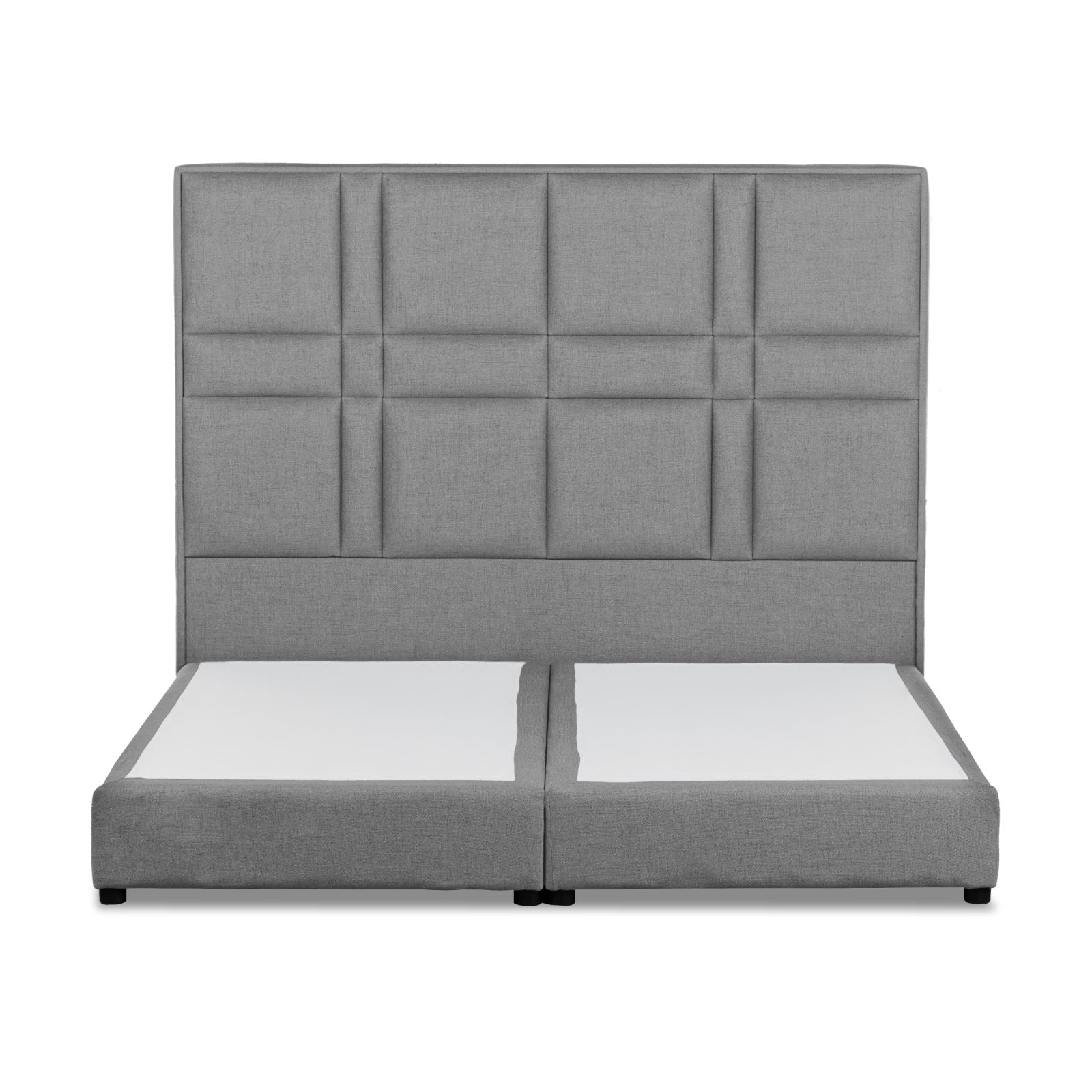 In House | Martos Bed Frame Velvet Light Grey