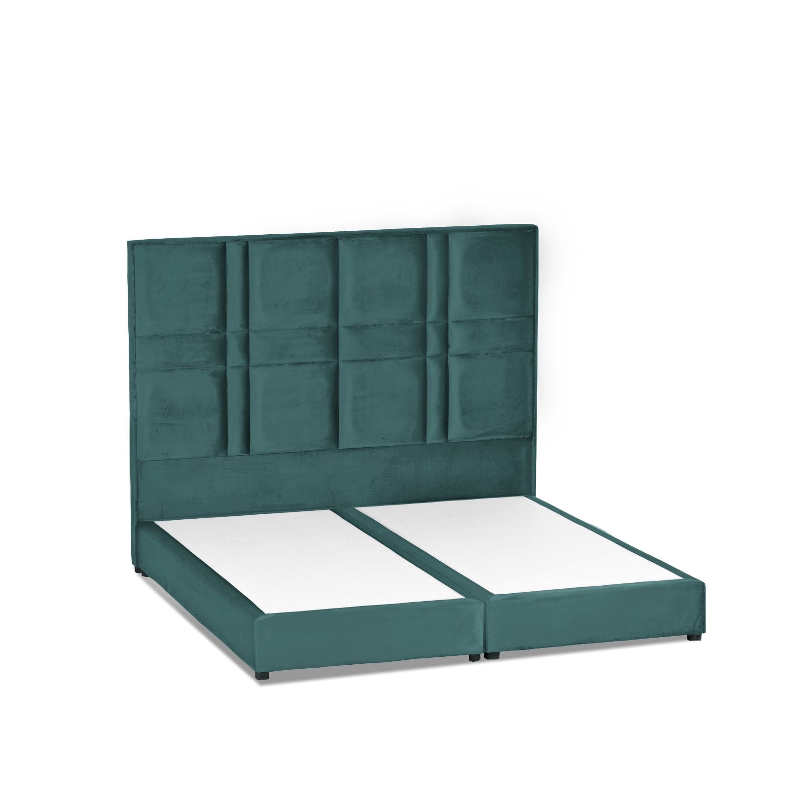 In House | Janawa Bed Frame Velvet Turquoise 200x180