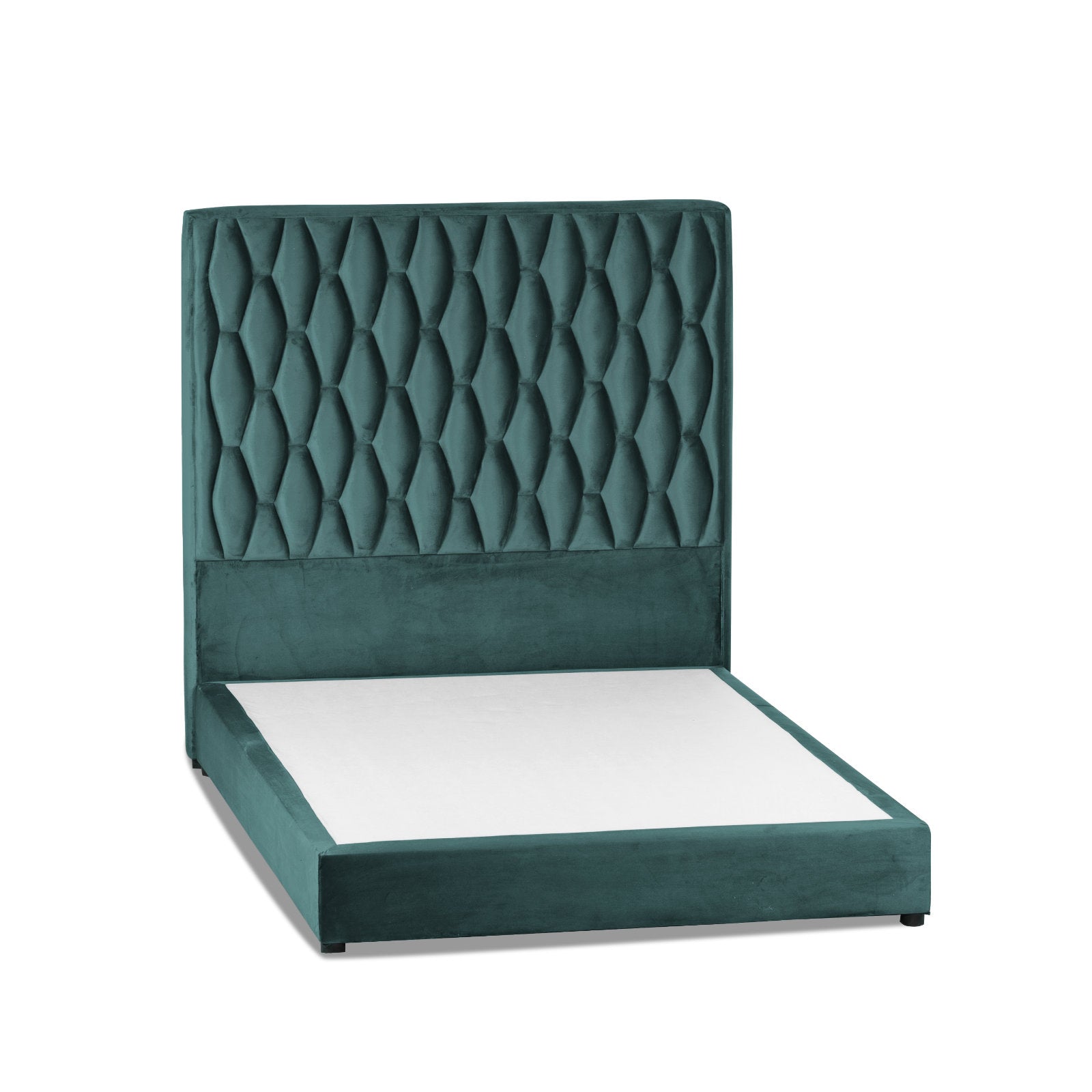 In House | Alex Bed Frame Velvet Turquoise 200x90