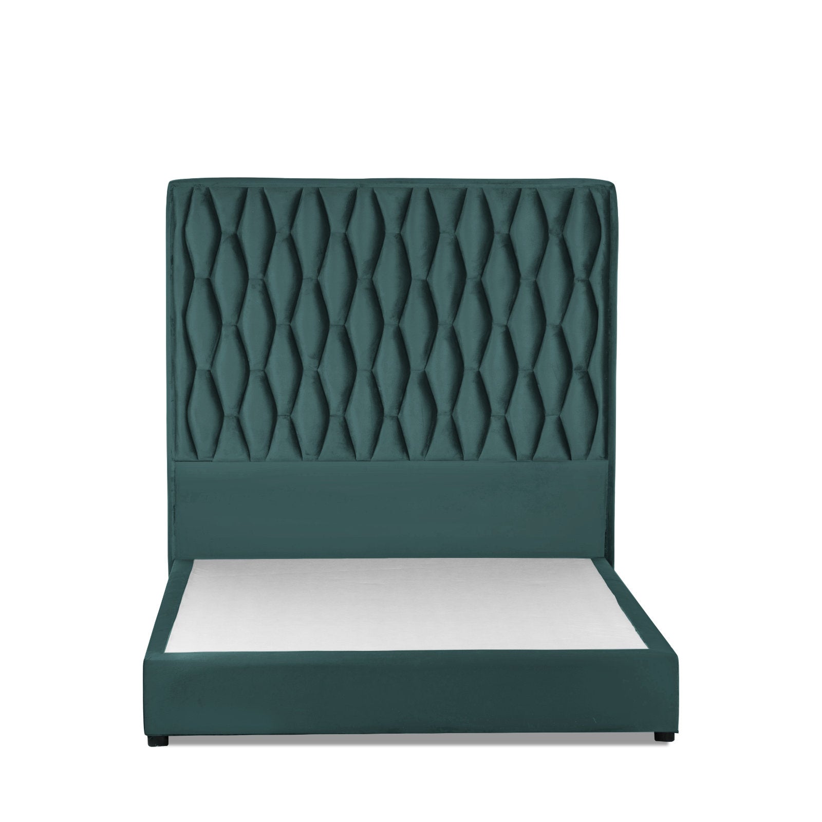 In House | Alex Bed Frame Velvet Turquoise 200x100