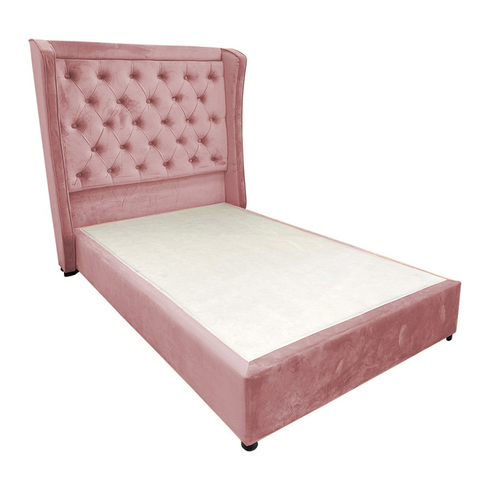 In House | Taj Mahal Bed Frame Velvet Light Pink 200x90