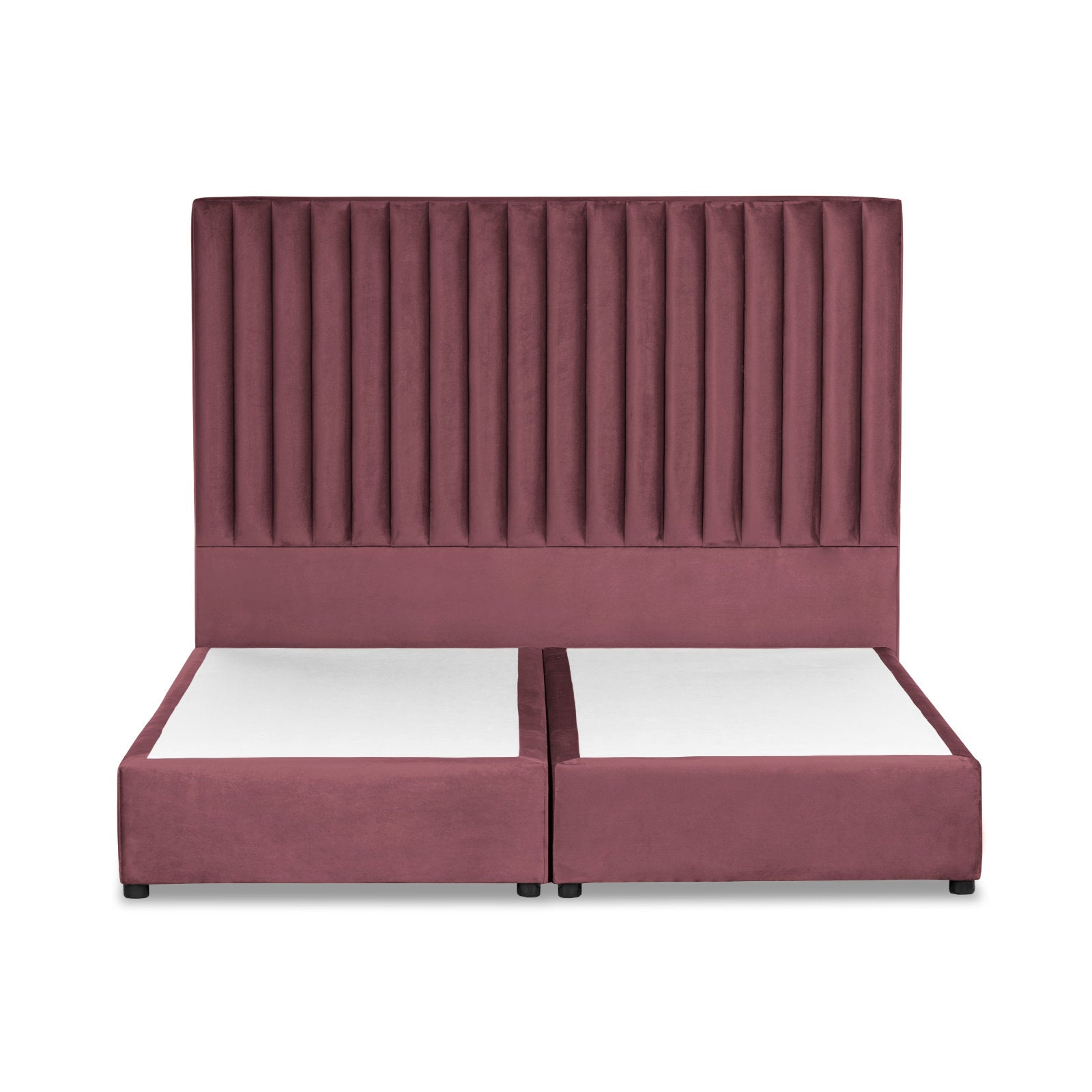 In House | Victoria Bed Frame Velvet Dark Pink 200x120