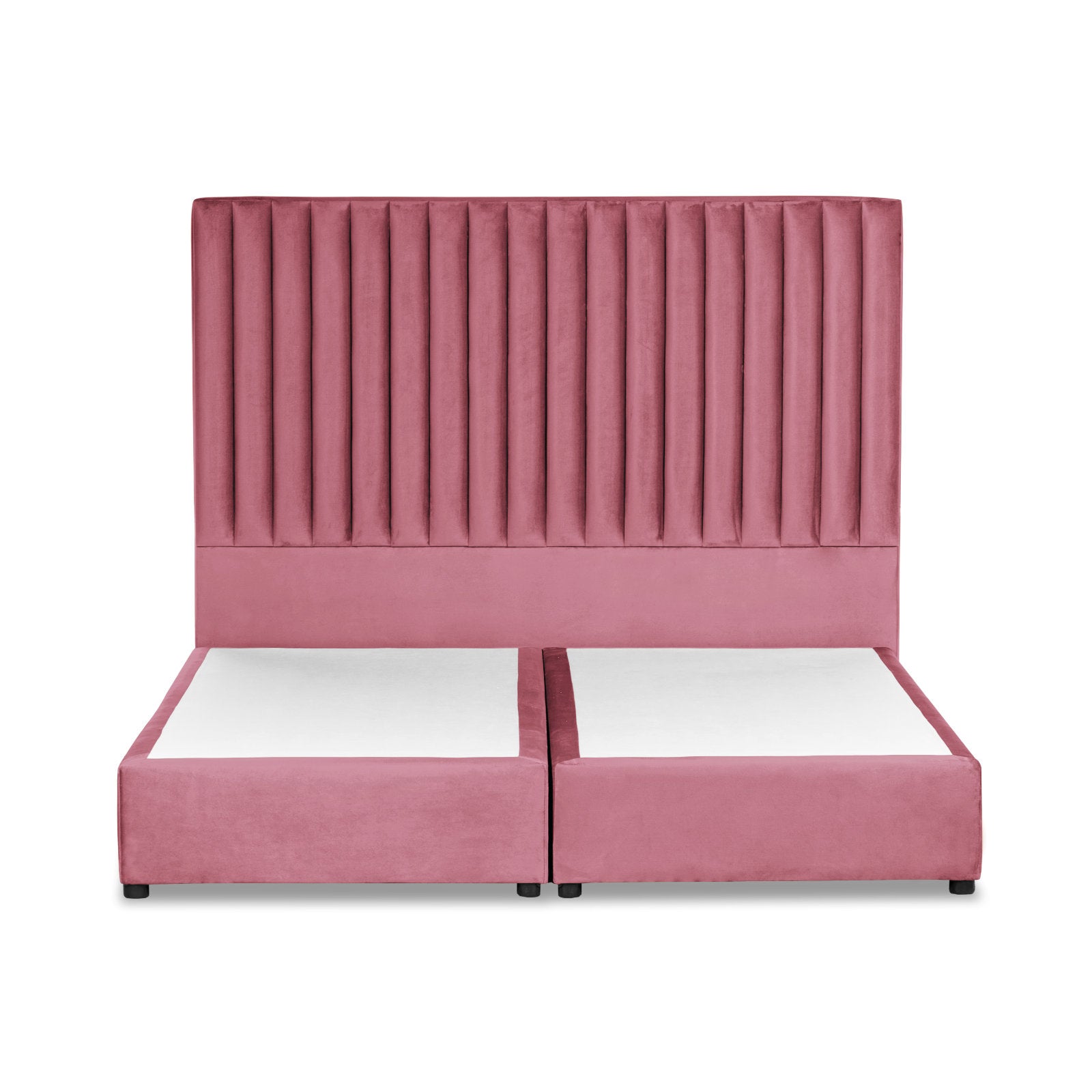 In House | Paris Bed Frame Velvet Light Pink 200x160