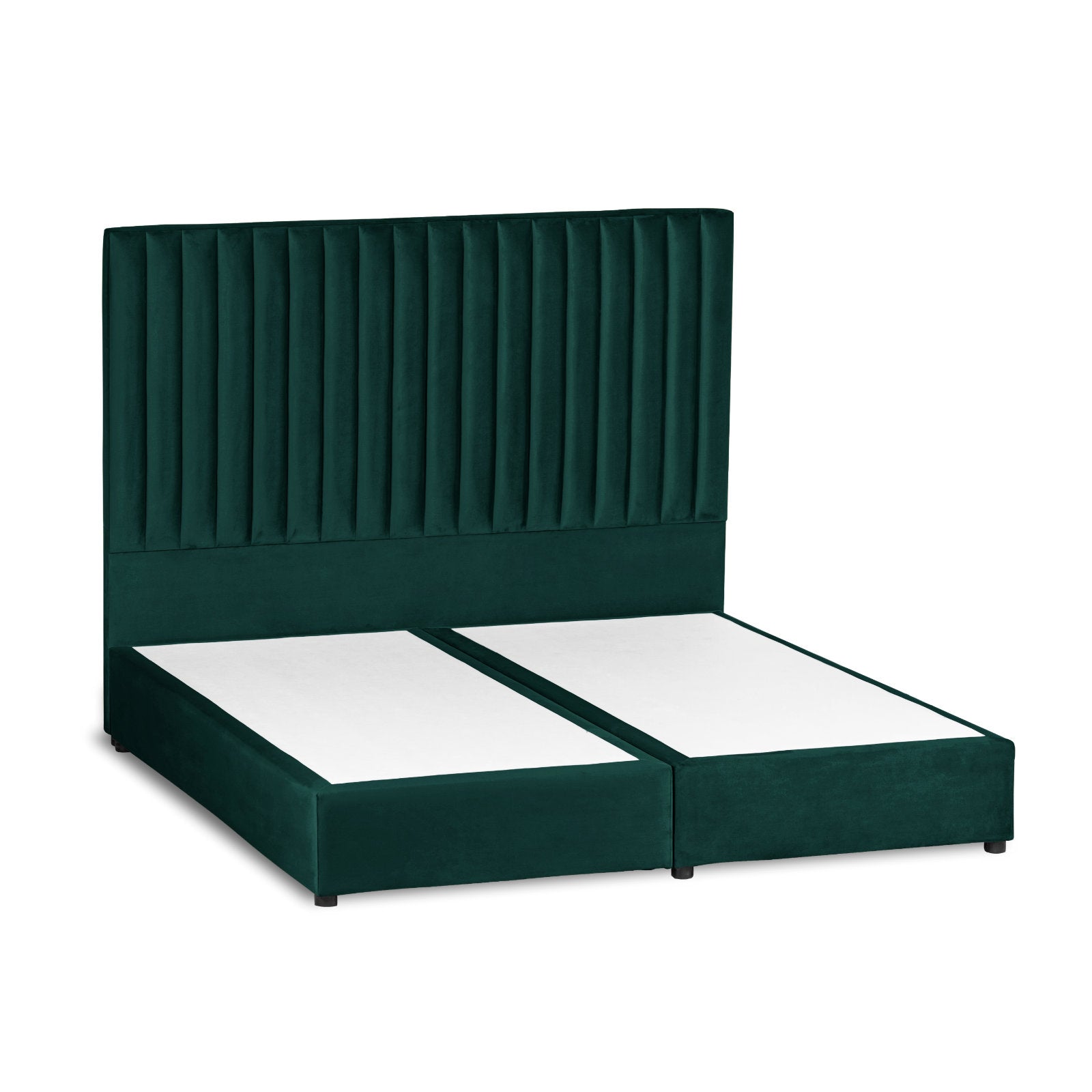 In House | Victoria Bed Frame Velvet Dark Green 200x150