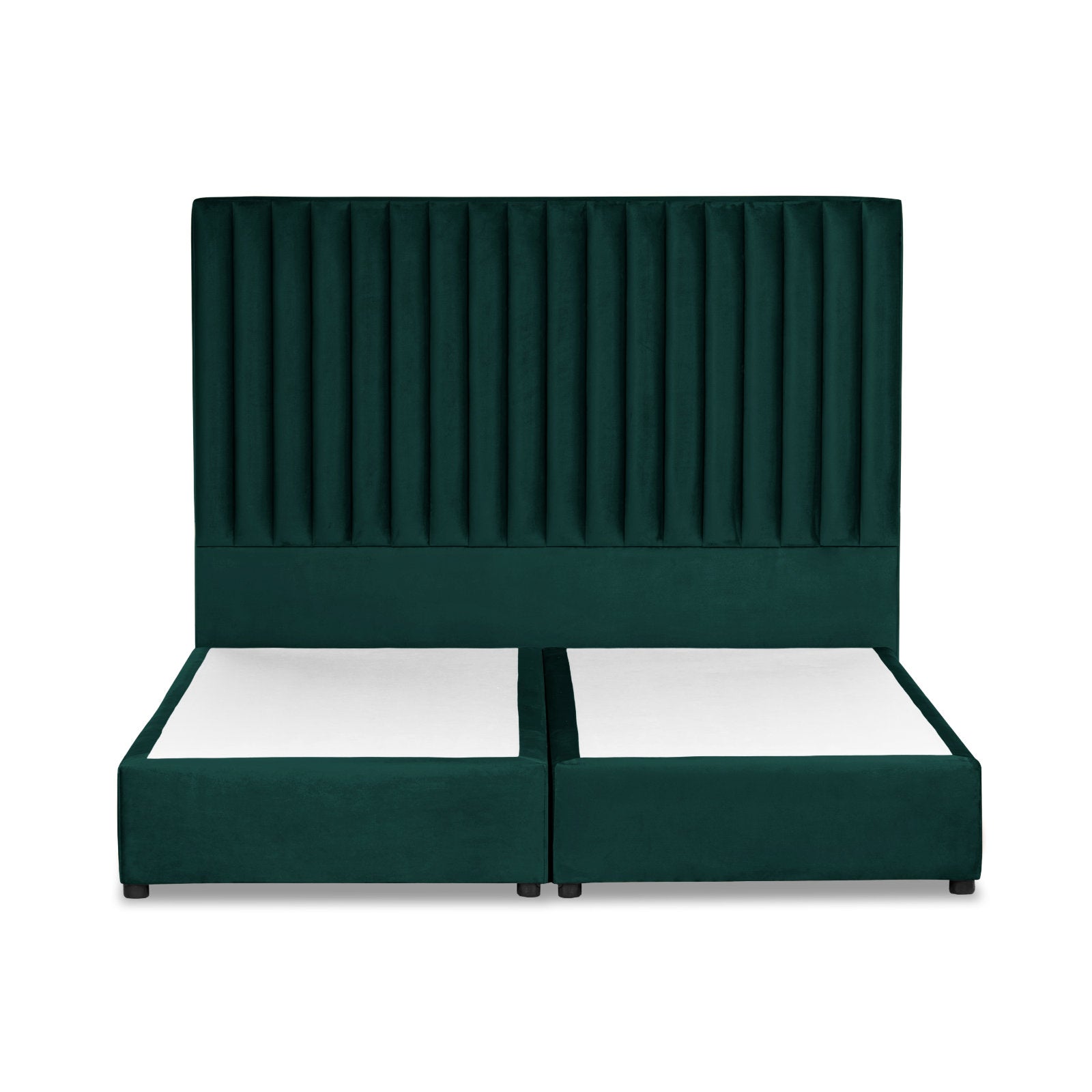 In House | Victoria Bed Frame Velvet Dark Green 200x150