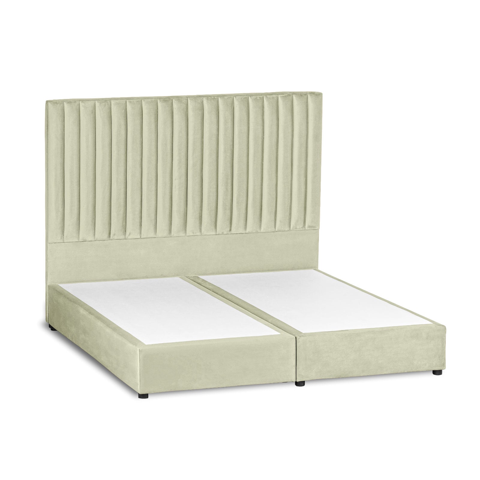 In House | Paris Bed Frame Velvet Ivory 200x160