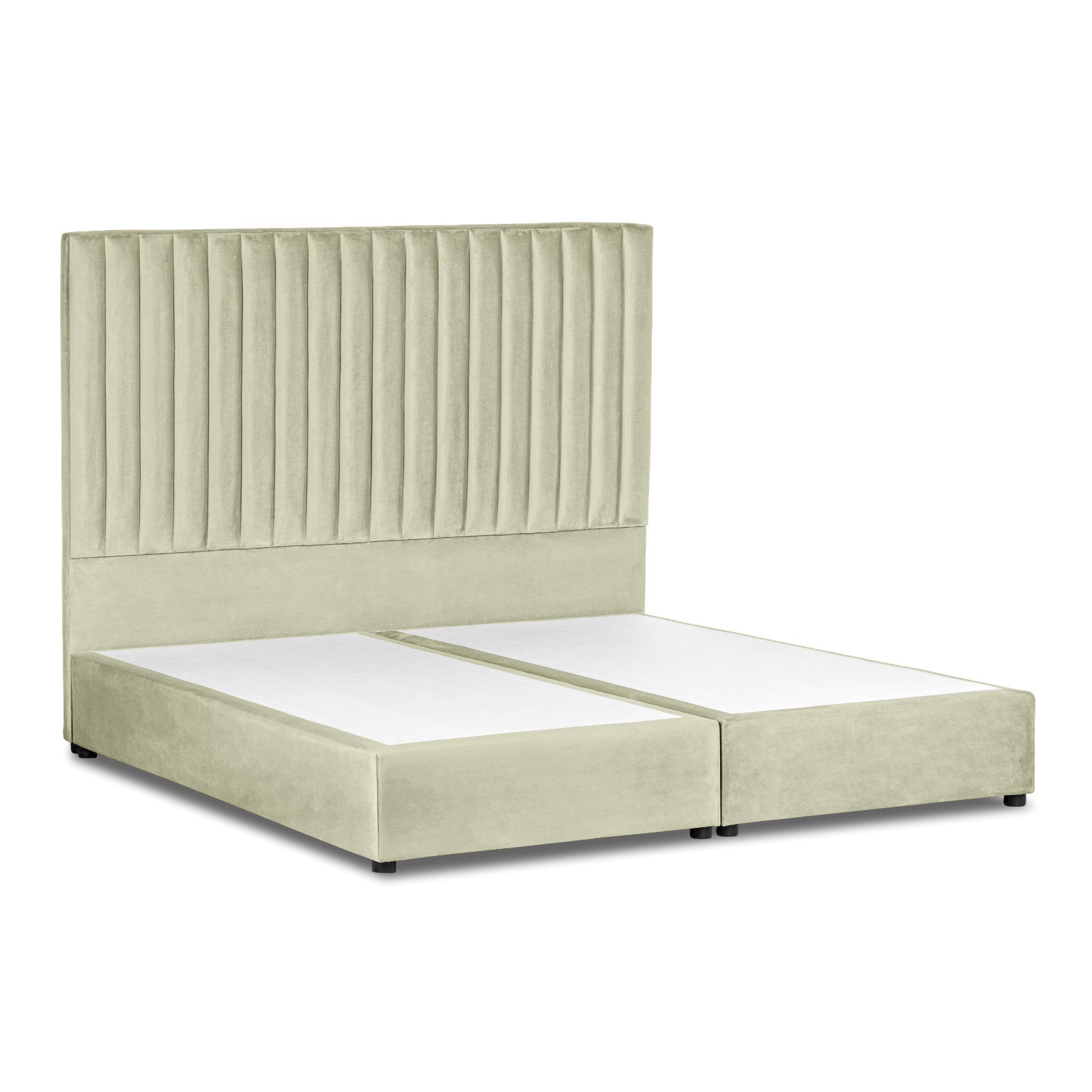 In House | Paris Bed Frame Velvet Ivory 200x160