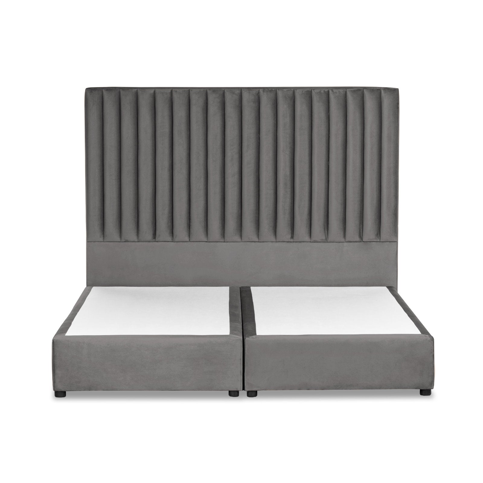 In House | Paris Bed Frame Velvet Grey 200x160