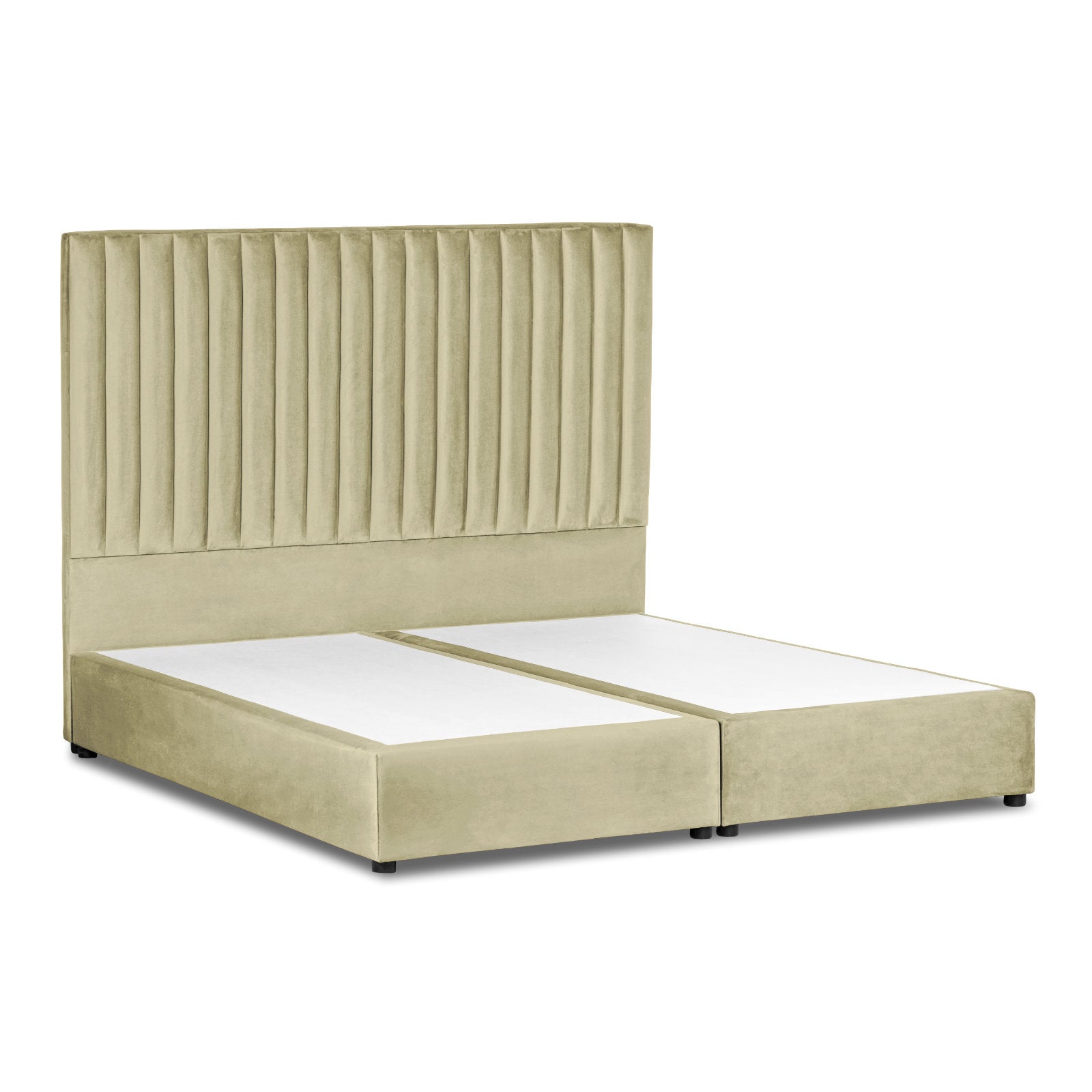 In House | Victoria Bed Frame Velvet Beige 200x120
