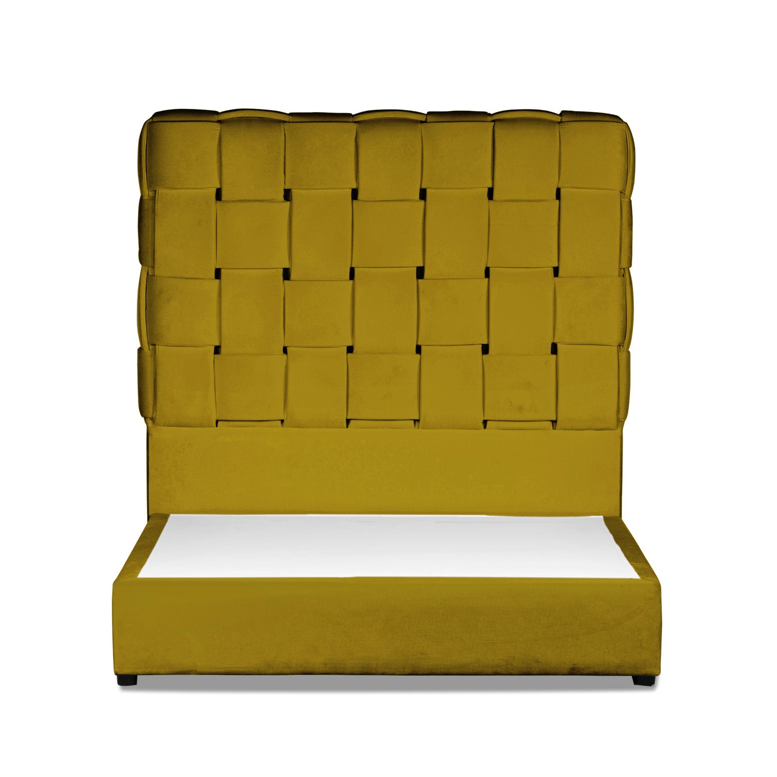 In House | Roma Bed Frame Velvet Gold 200x120