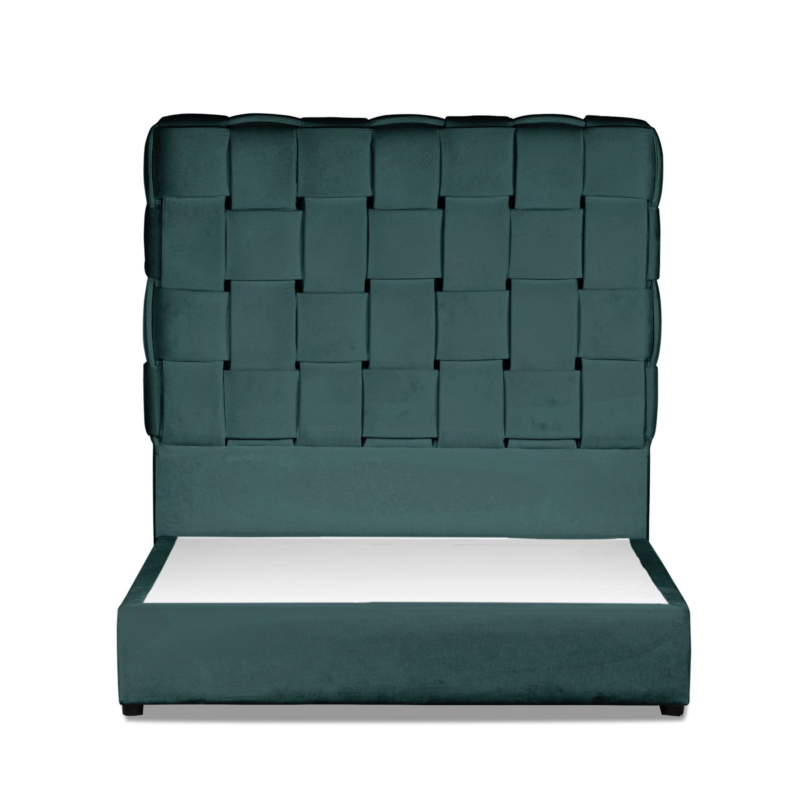In House | Taj Bed Frame Velvet Turquoise 200x160