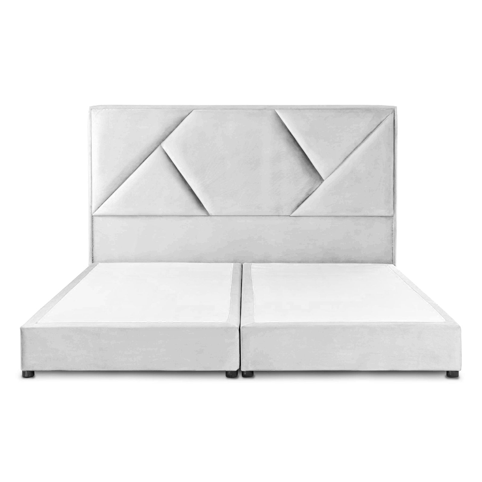 In House | Taj Mahal Bed Frame Linen White 200x200