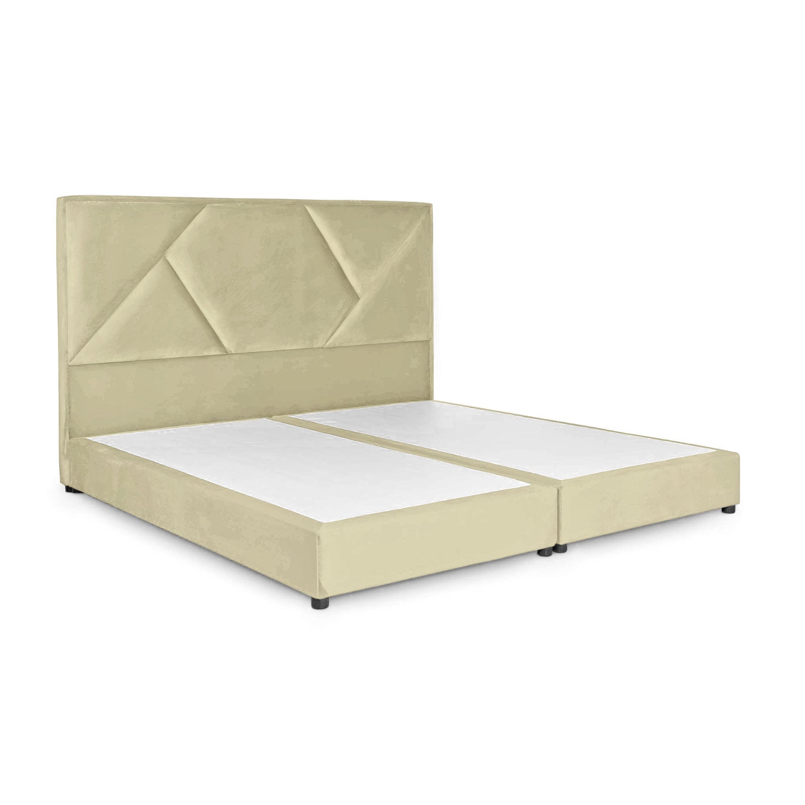 In House | Taj Mahal Bed Frame Linen Beige 200x150