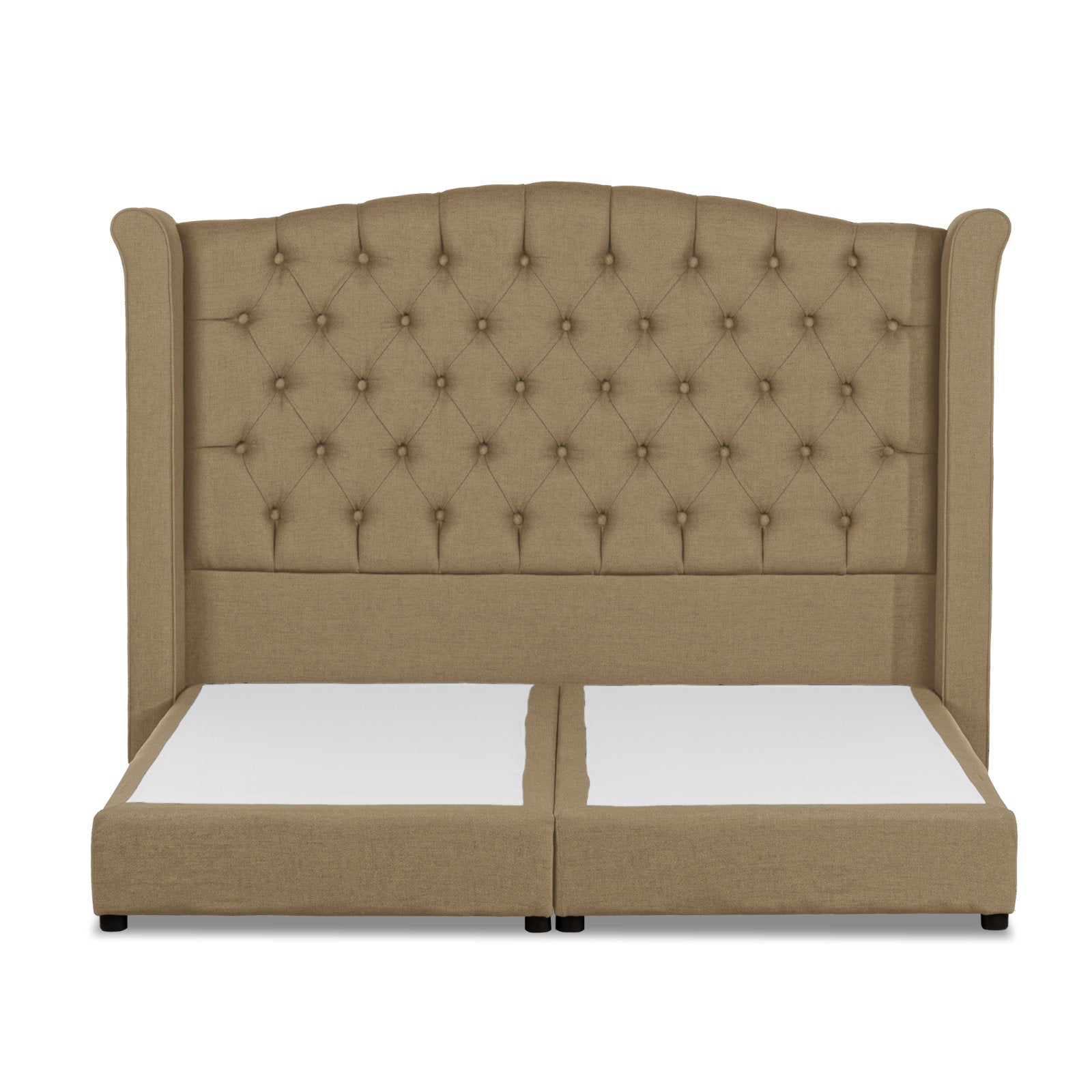 In House | Taj Mahal Bed Frame Linen Beige 200x100