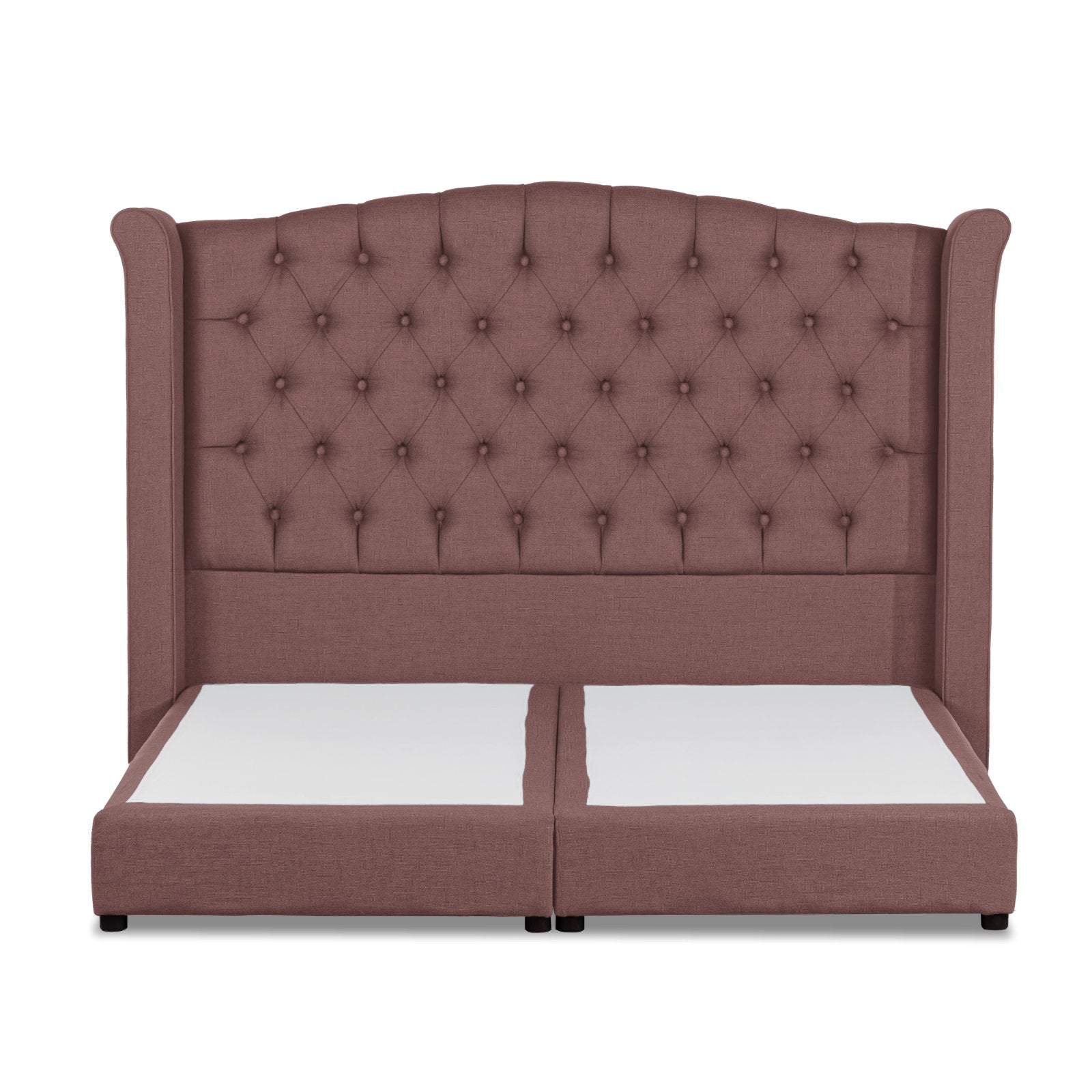 In House | Cordoba Velvet Bed Frame Dark Pink 200x200