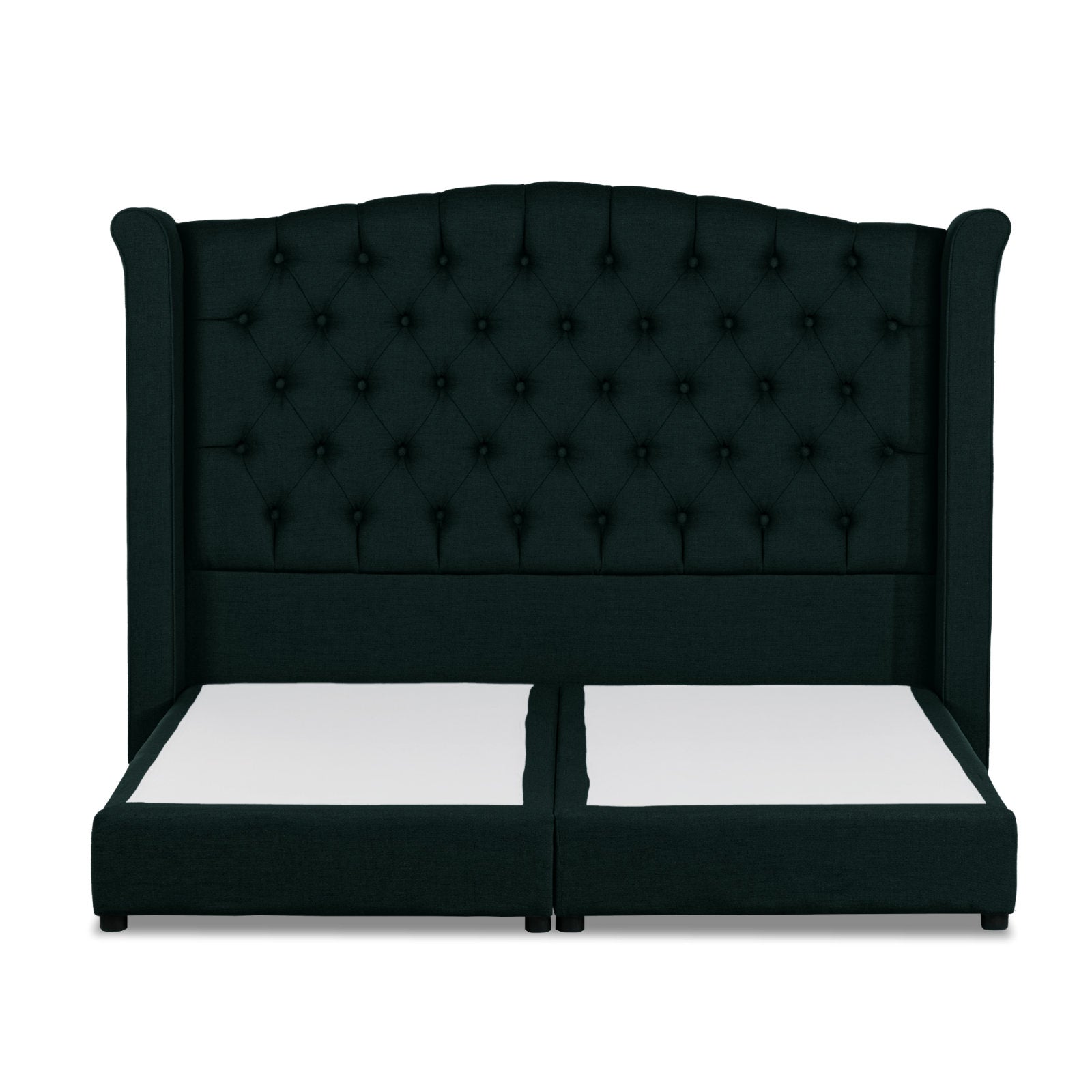 In House | Cordoba Velvet Bed Frame Dark Green 200x180