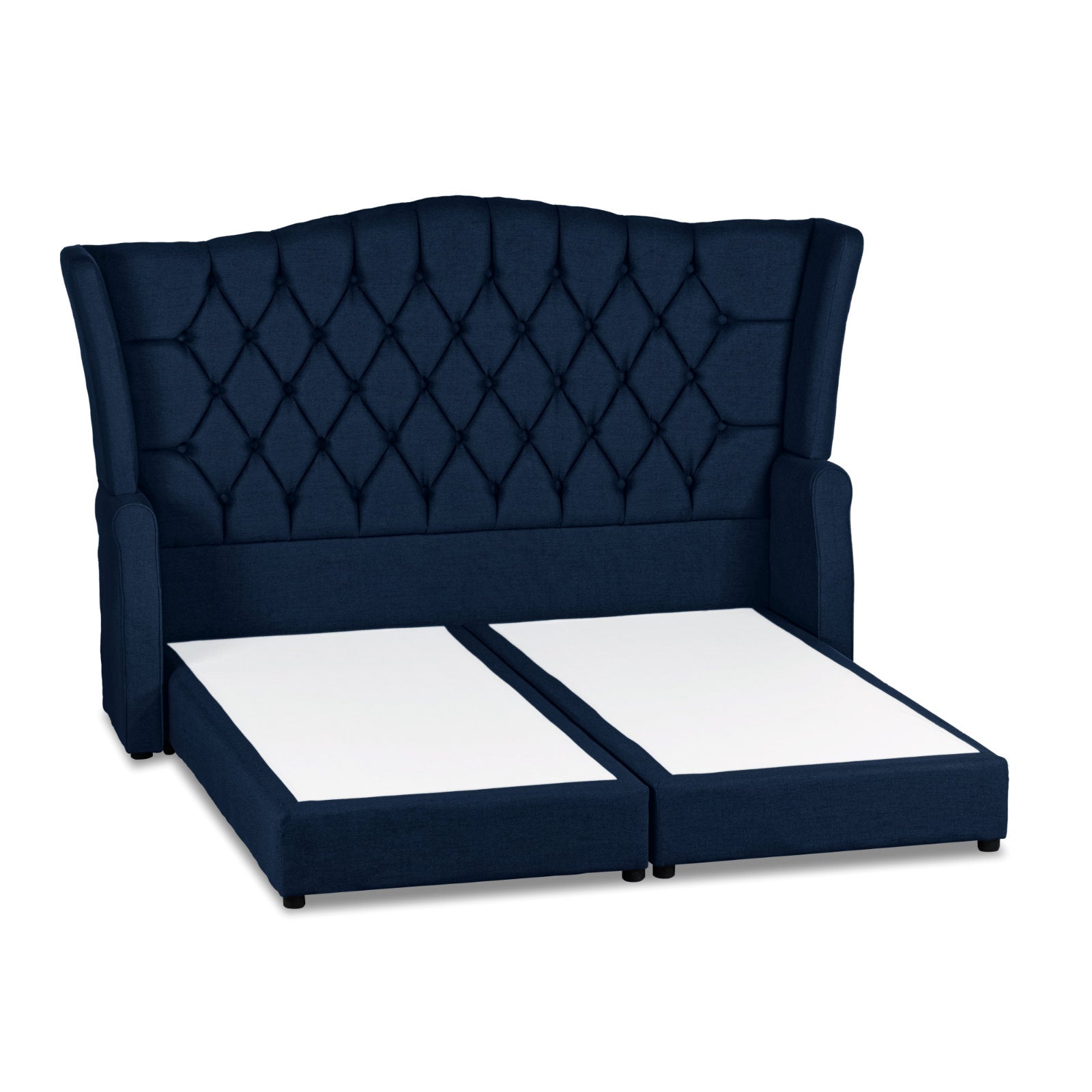 In House | Granada Velvet Bed Frame Dark Blue 200x90