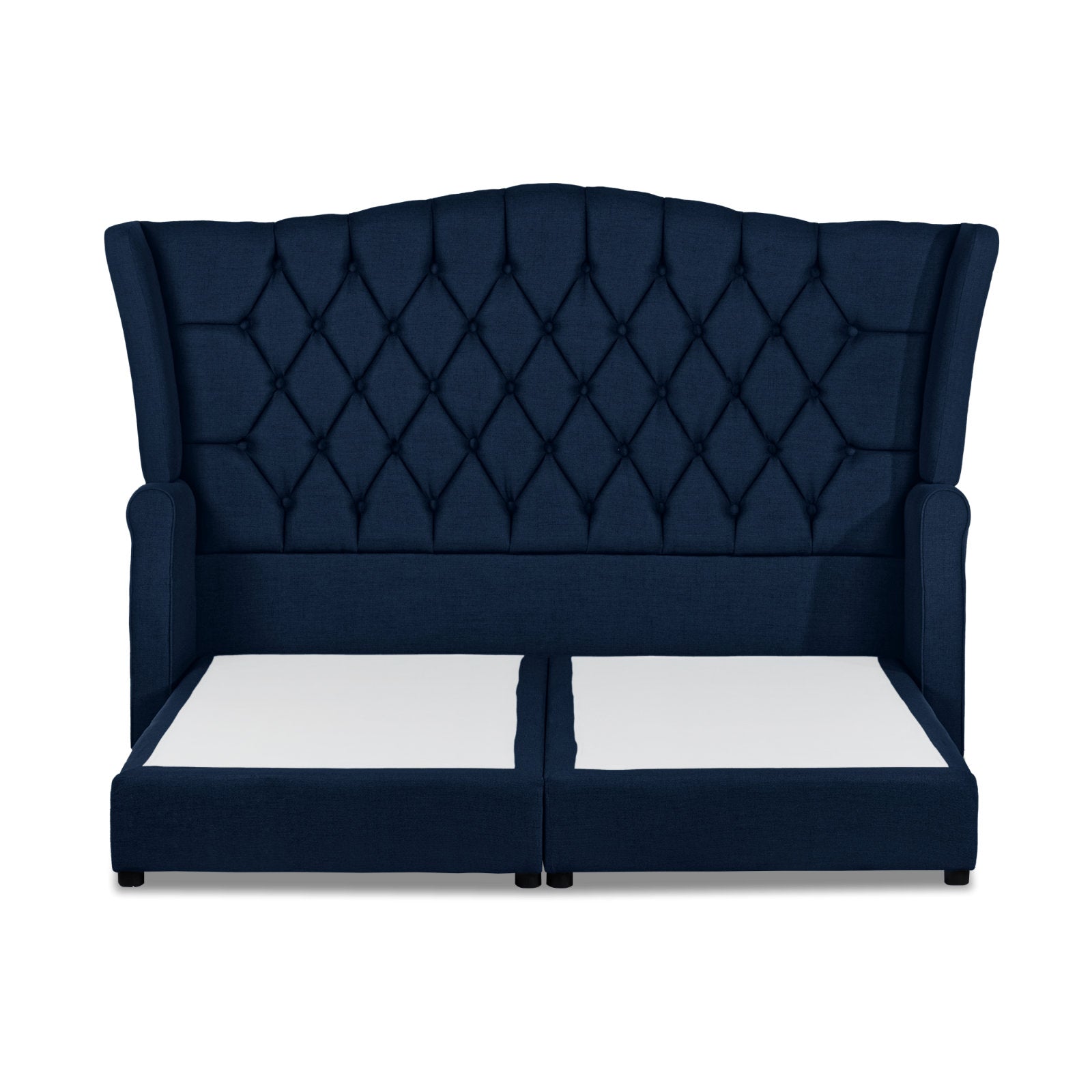 In House | Granada Velvet Bed Frame Dark Blue 200x90