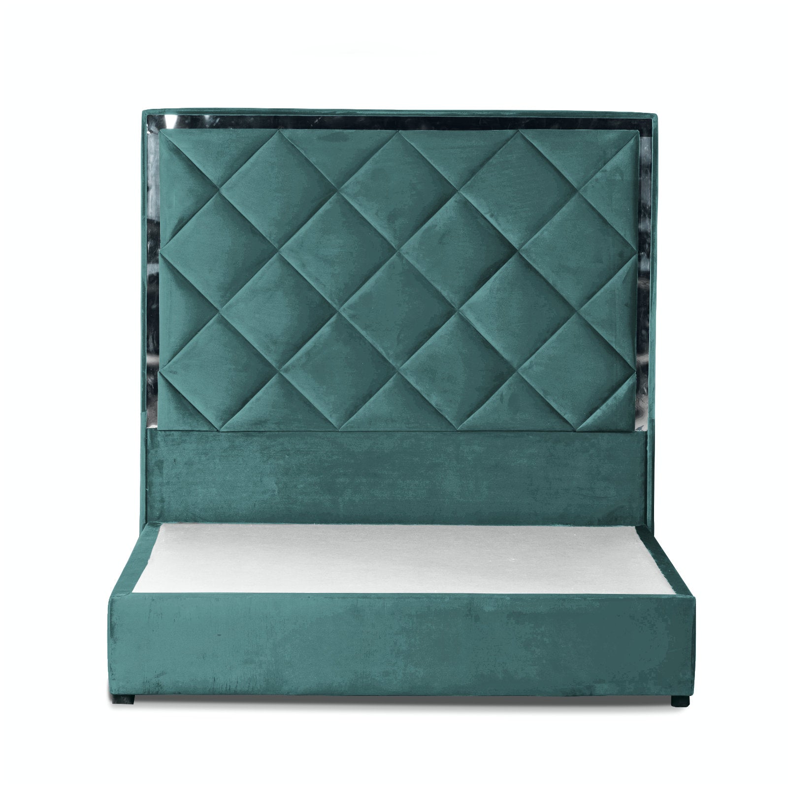 In House | Maldives Velvet Bed Frame Turquoise 200x200