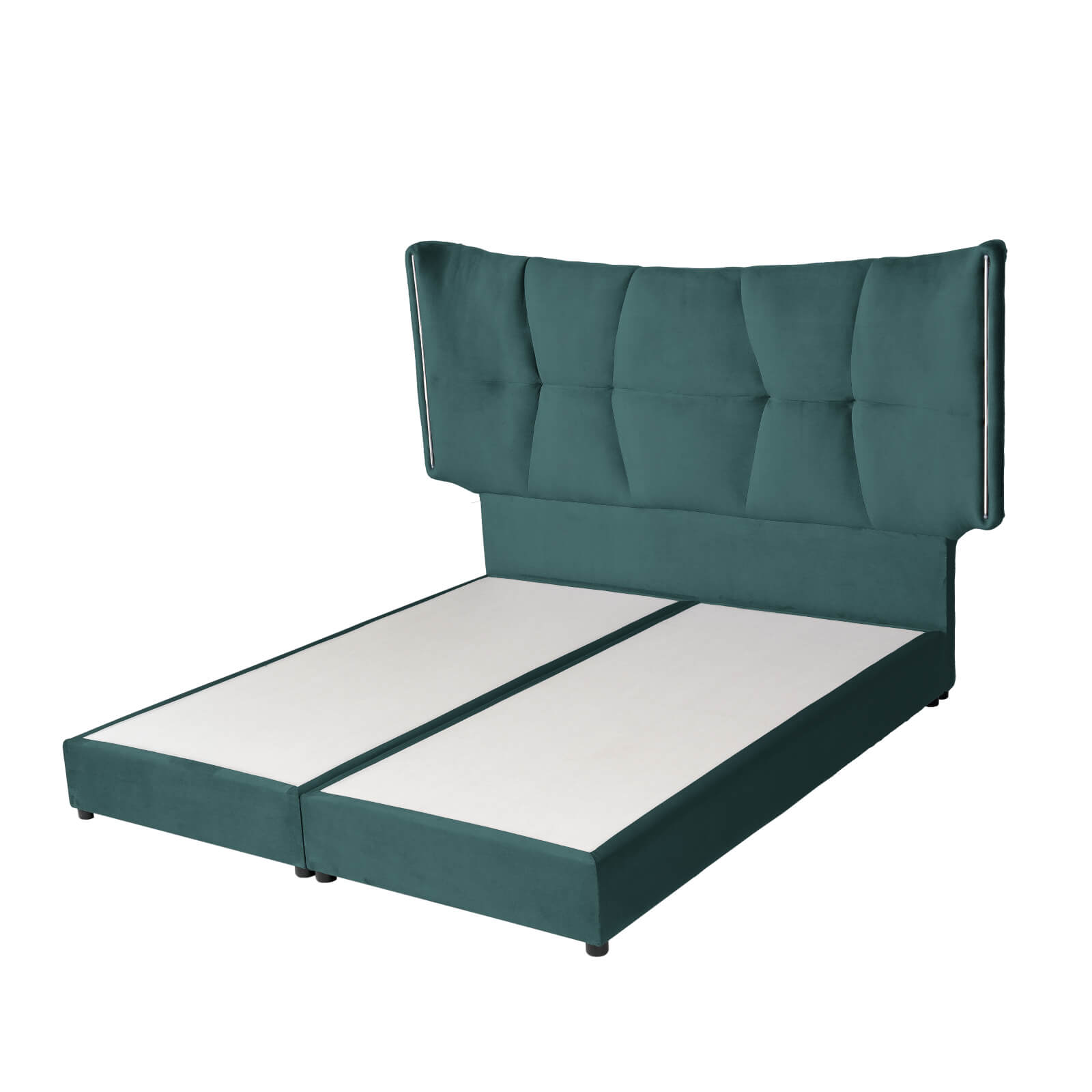 In House | Berlin Bed Frame Velvet Turquoise 200x100