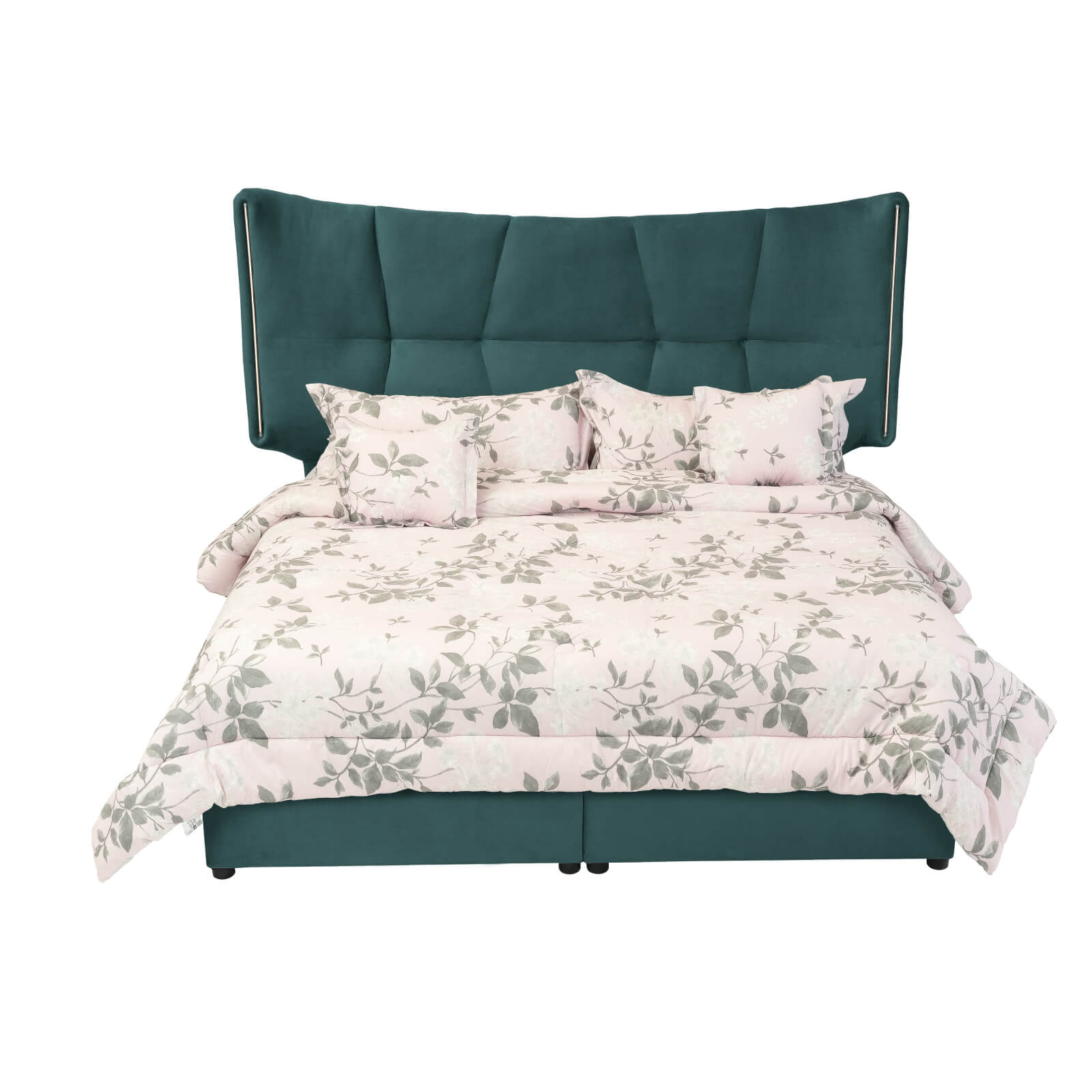 In House | Oslo Velvet Bed Frame Turquoise 200x200