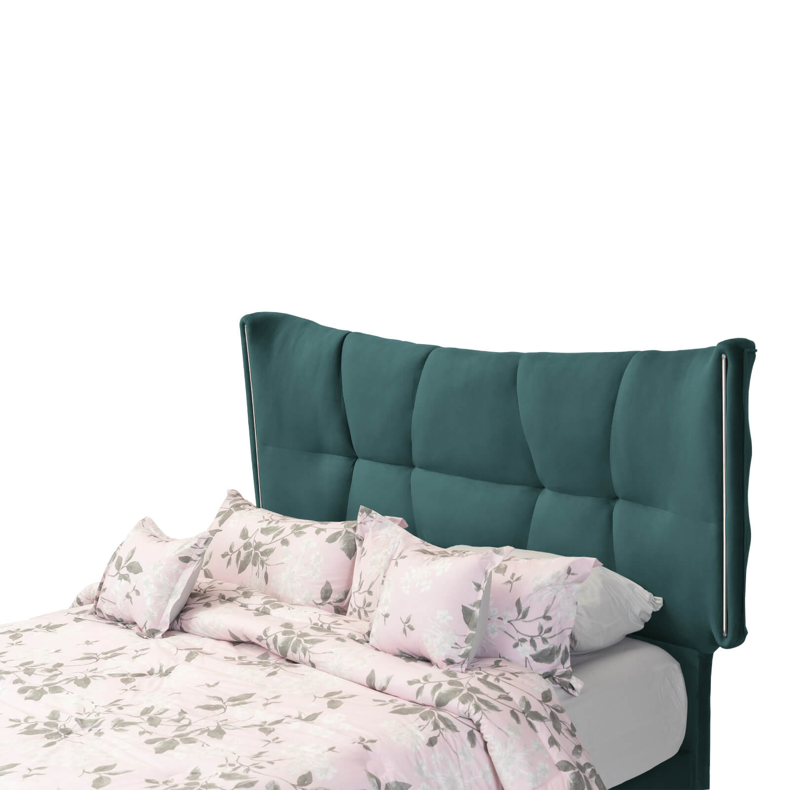 In House | Berlin Bed Frame Velvet Turquoise 200x100