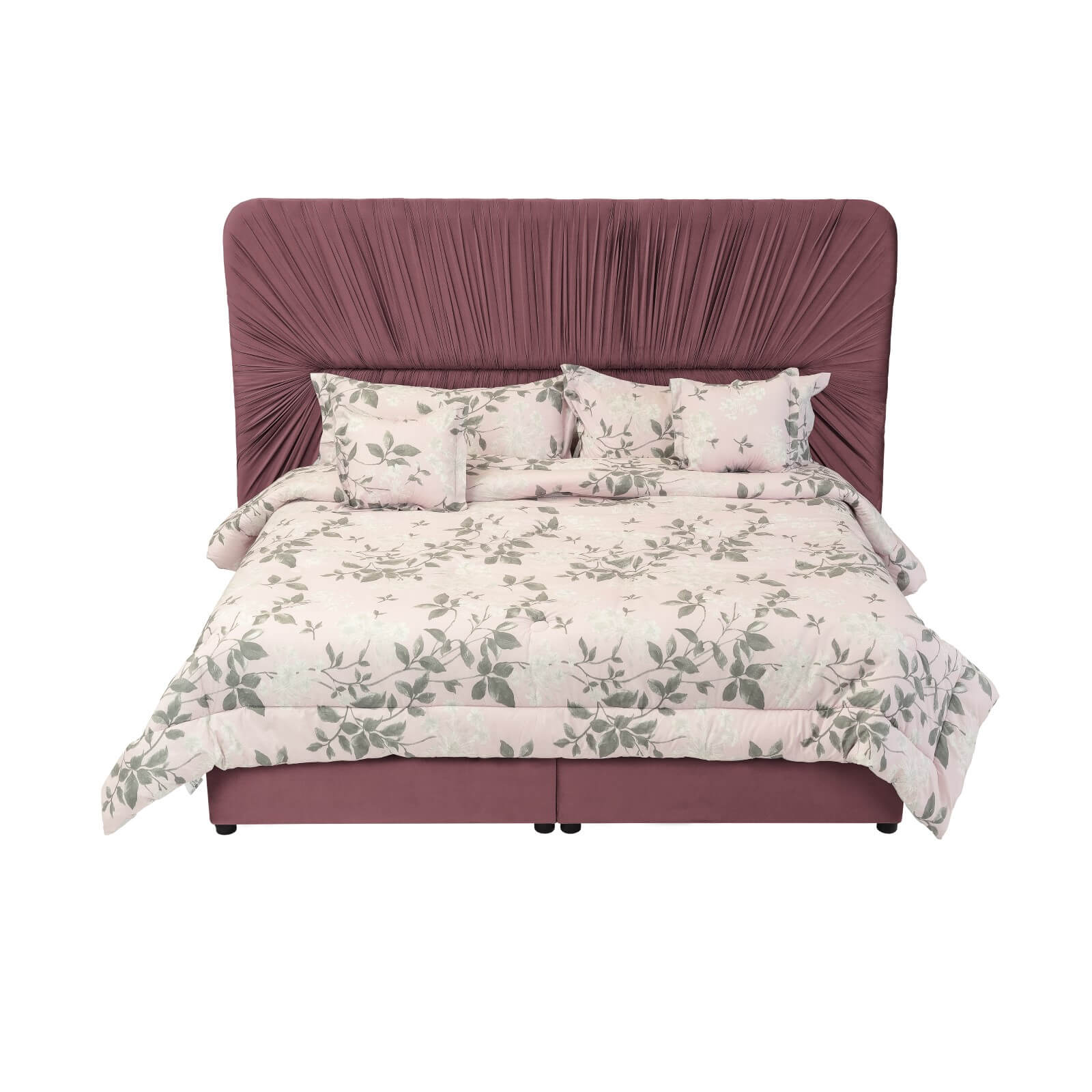 In House | Alkmar Bed Frame Velvet Ivory 200x90