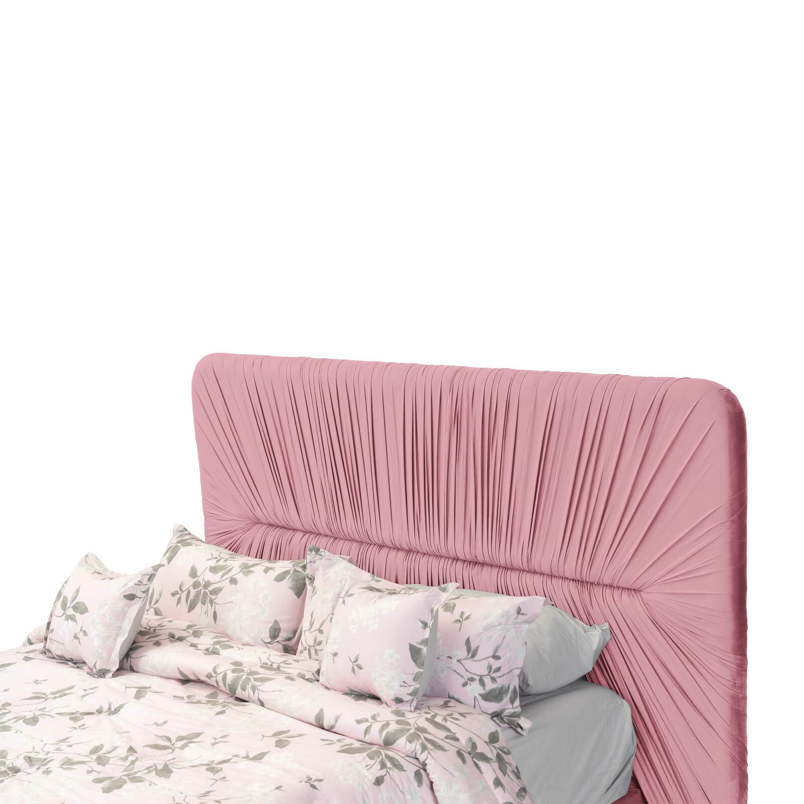In House | Alkmar Bed Frame Velvet White 200x100