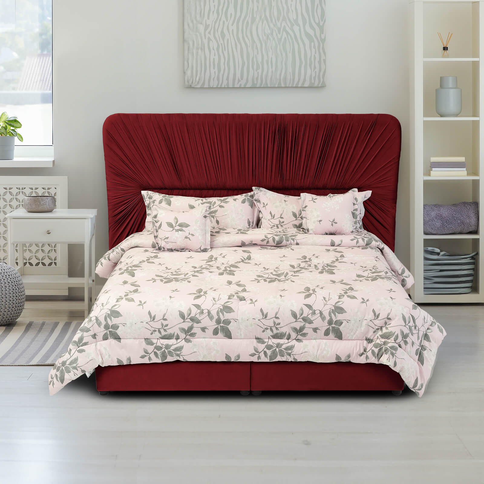In House | Alkmar Bed Frame Velvet Turquoise 200x90