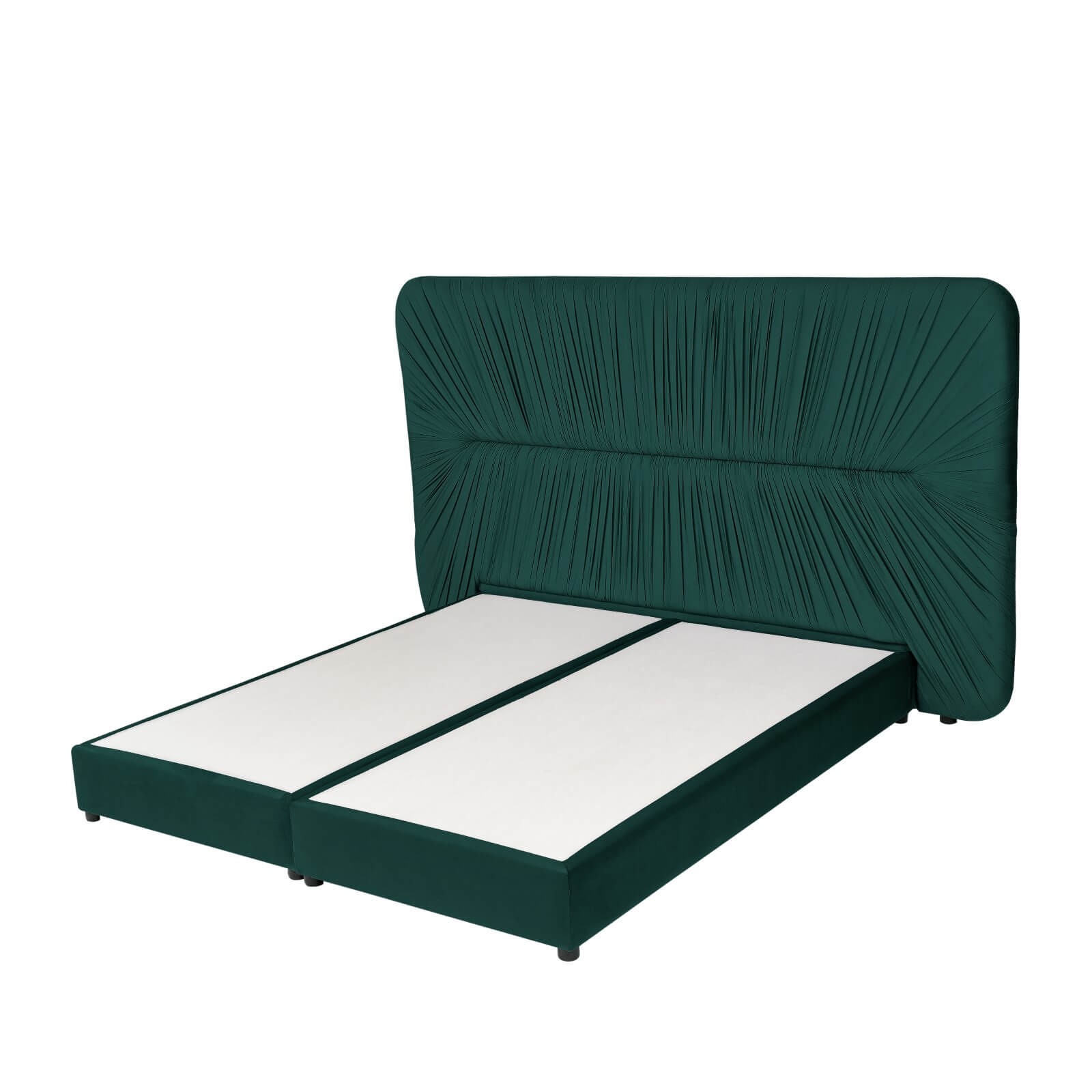 In House | Alkmar Bed Frame Velvet Gold 200x100