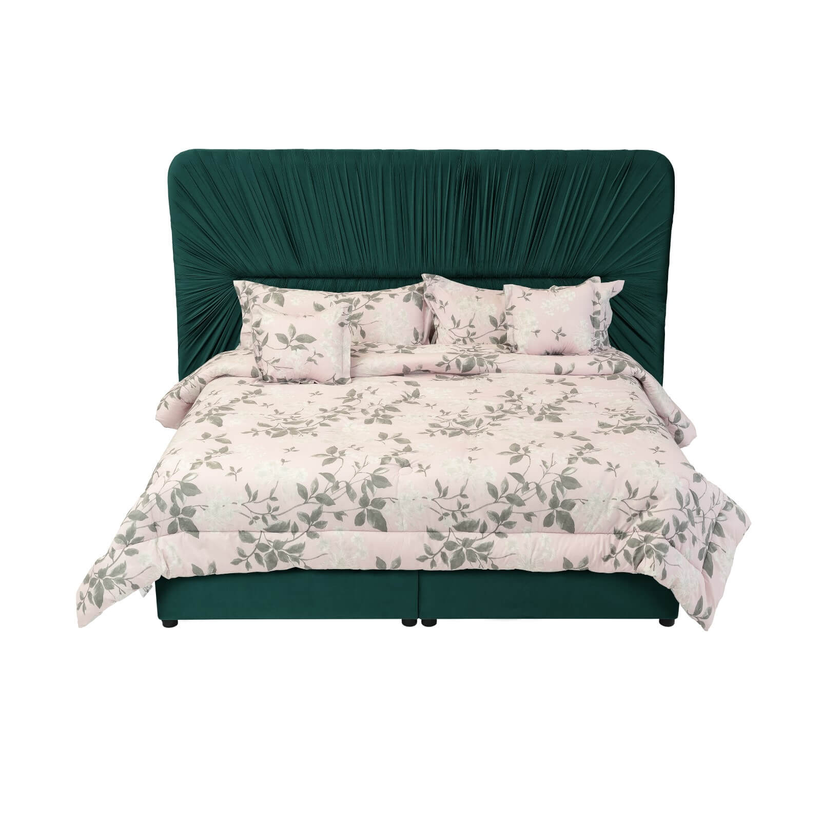 In House | Alkmar Bed Frame Velvet Gold 200x100