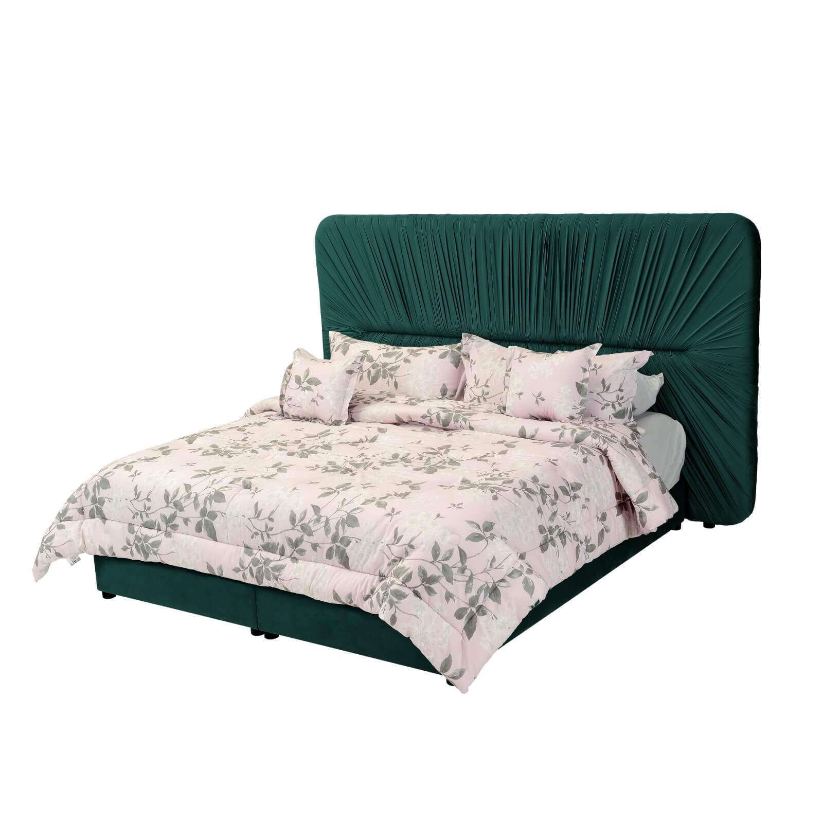 In House | Alkmar Bed Frame Velvet Gold 200x100