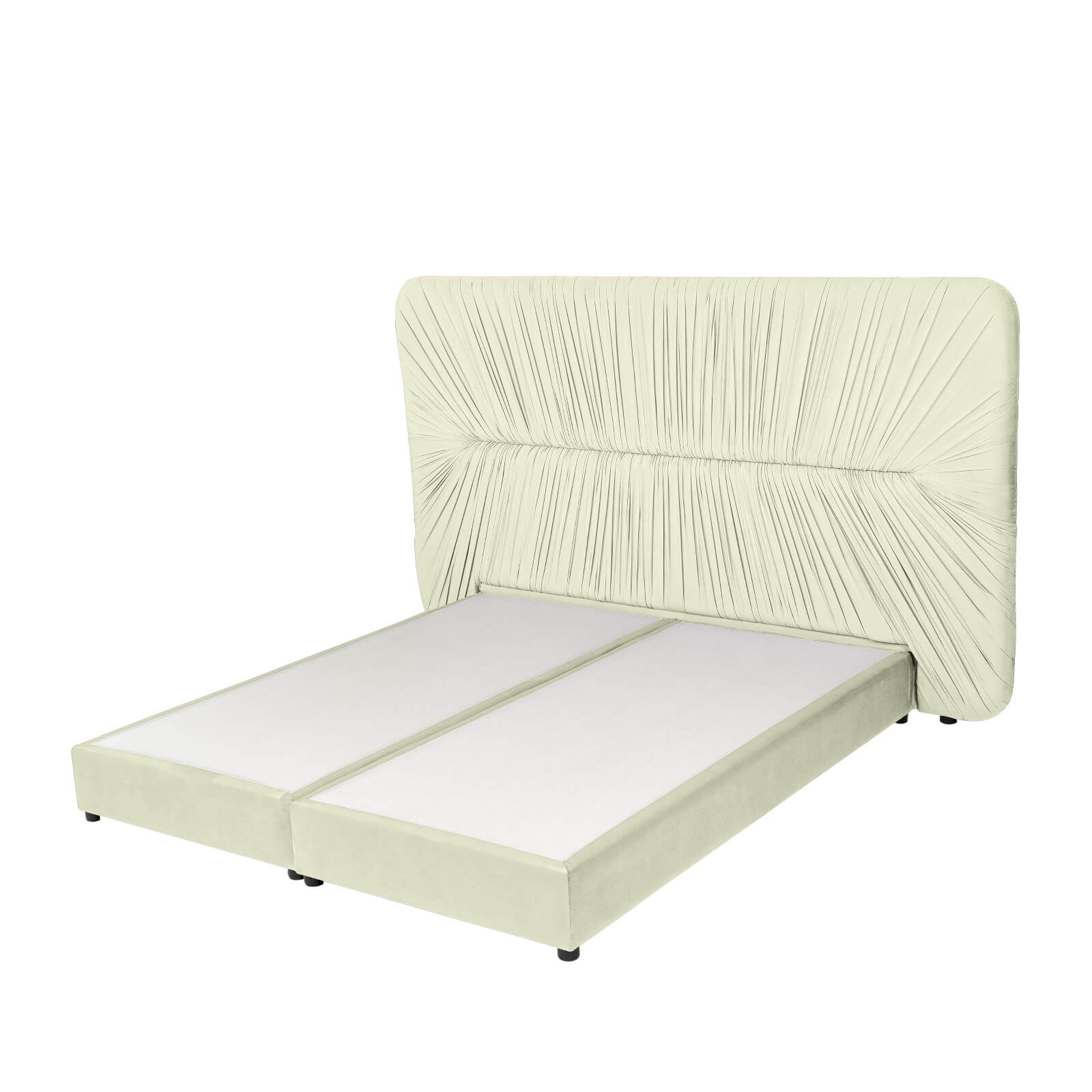 In House | Madrid Bed Frame Velvet Dark Grey 200x180