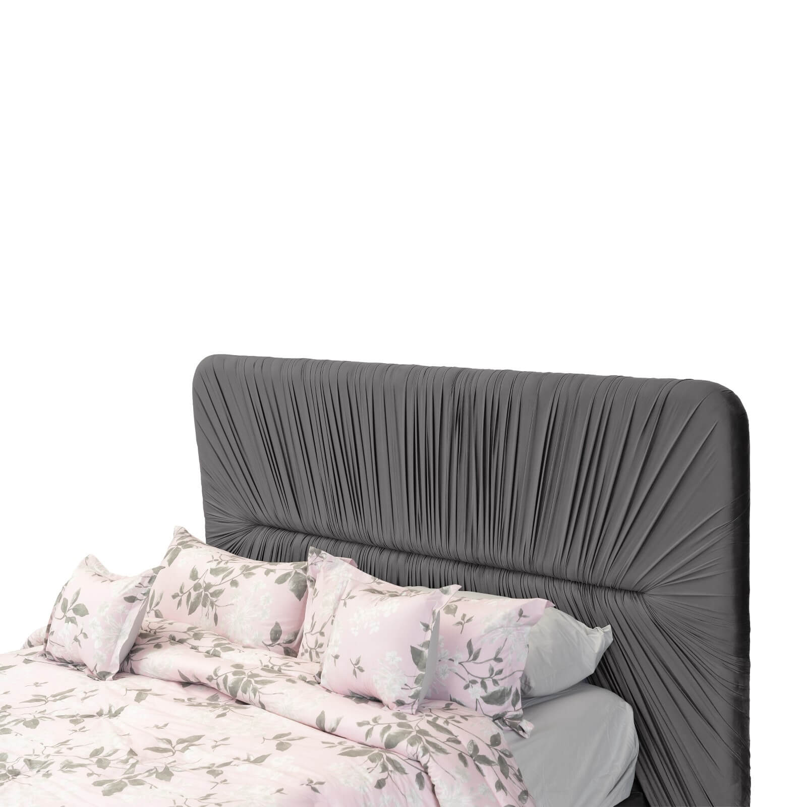 In House | Alkmar Bed Frame Velvet Dark Green 200x100