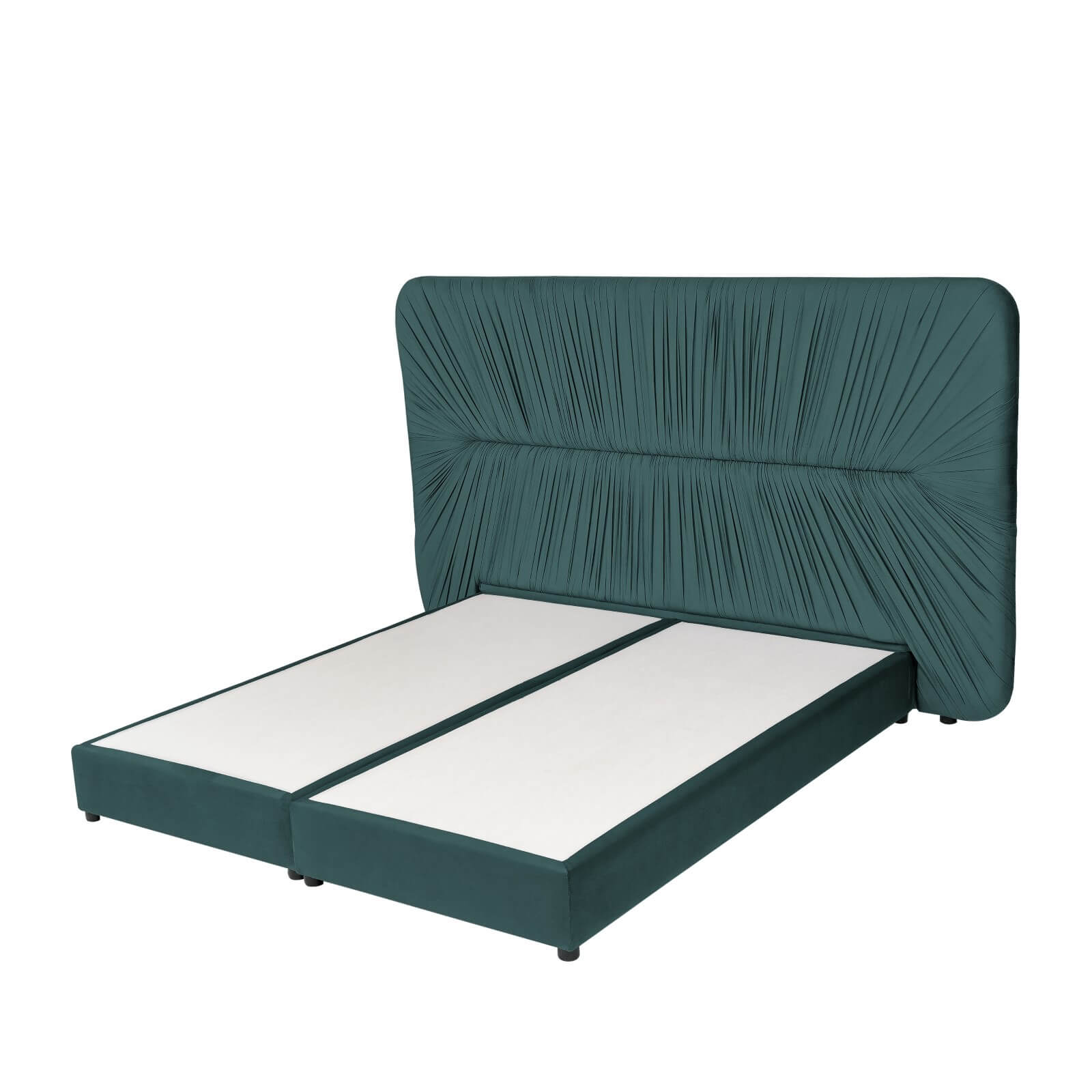 In House | Alkmar Bed Frame Velvet Dark Pink 200x90