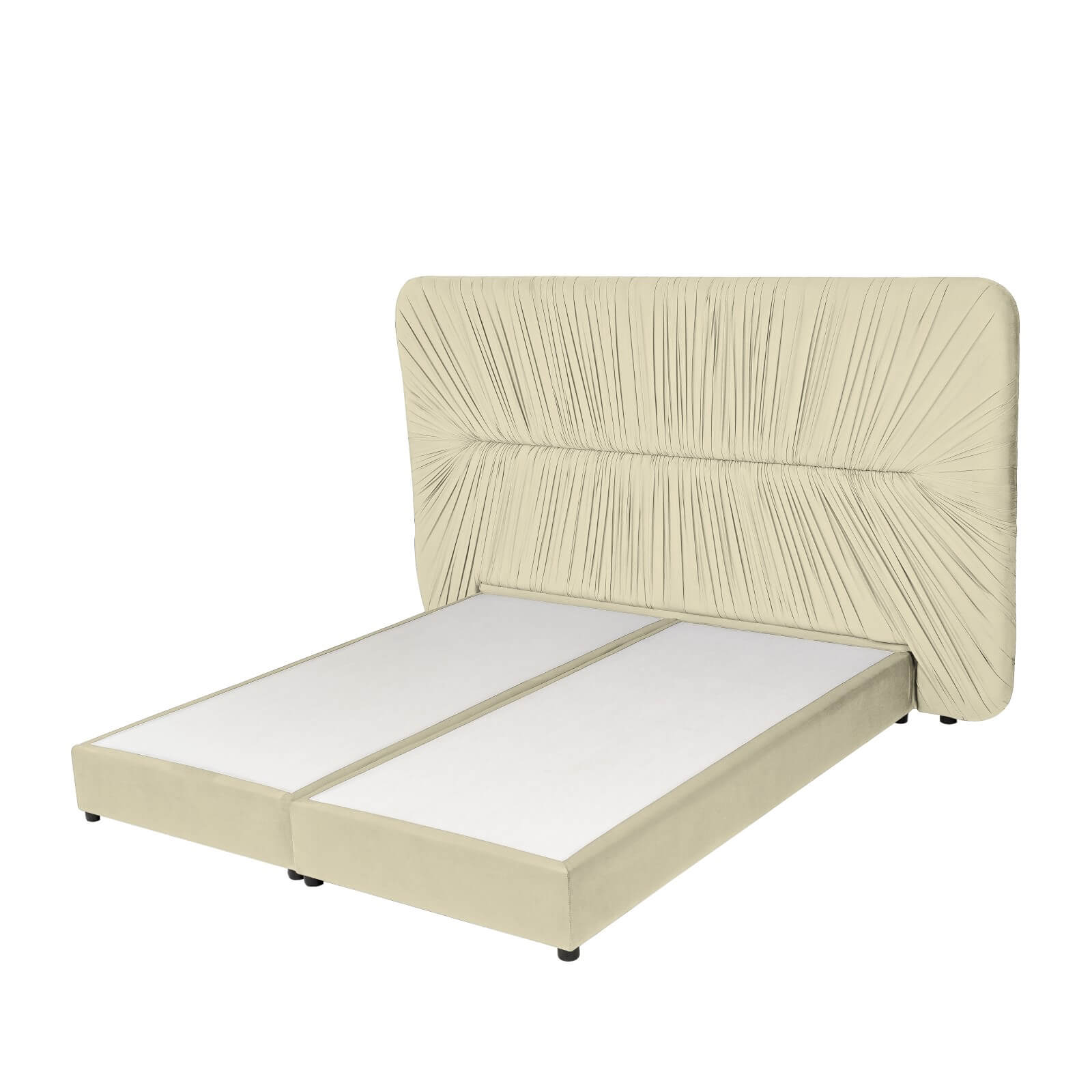 In House | Alkmar Bed Frame Velvet Black 200x120
