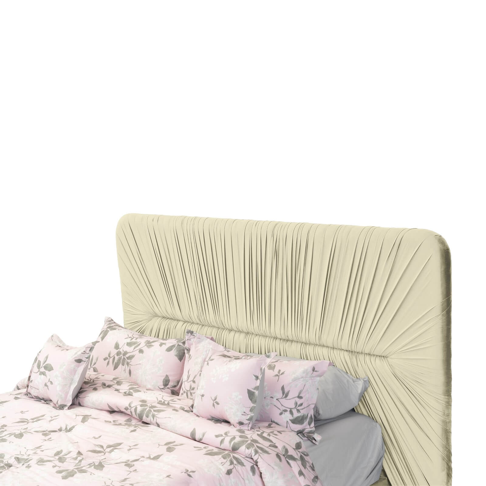 In House | Alkmar Bed Frame Velvet Black 200x120