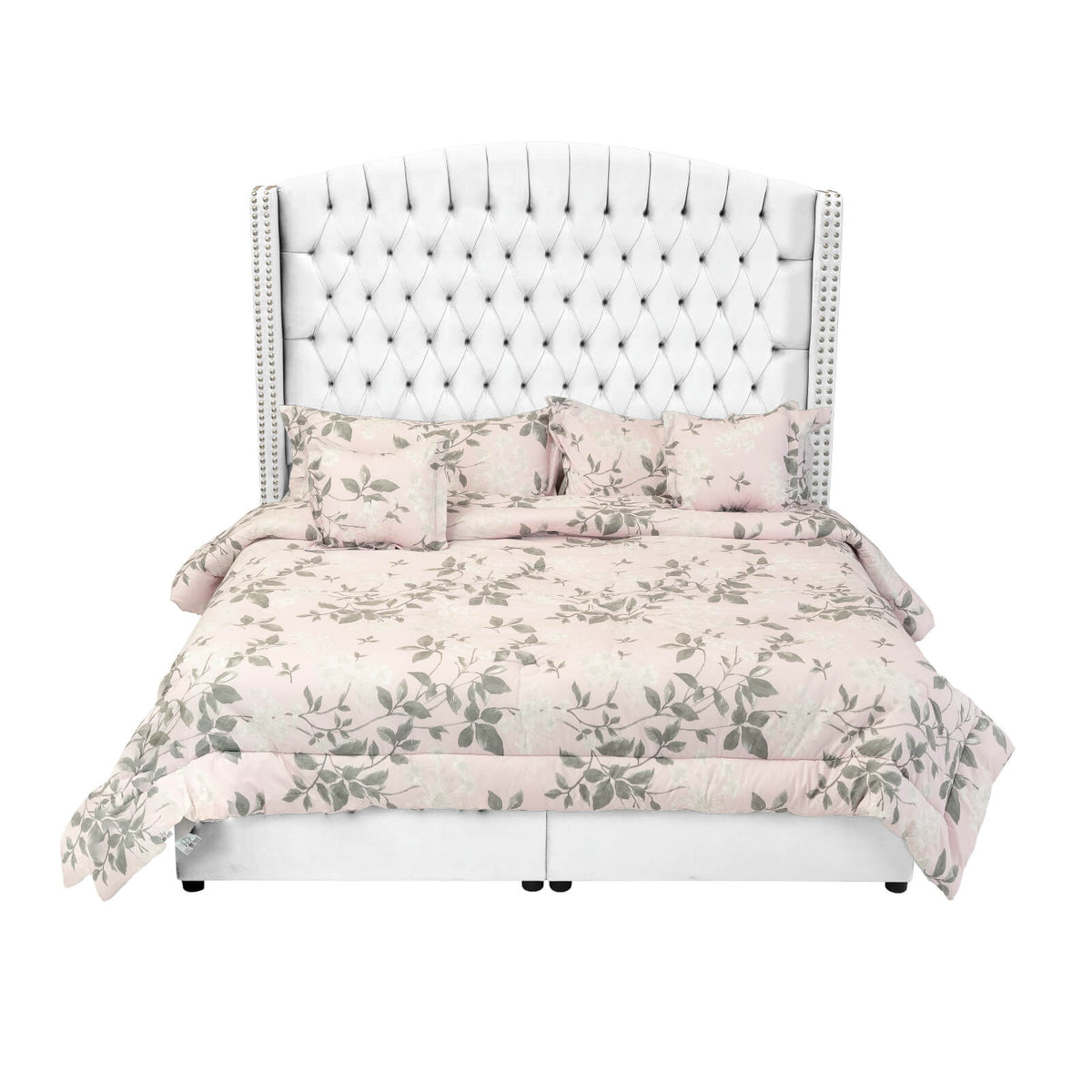In House | Lujin Bed Frame Linen White 200x100
