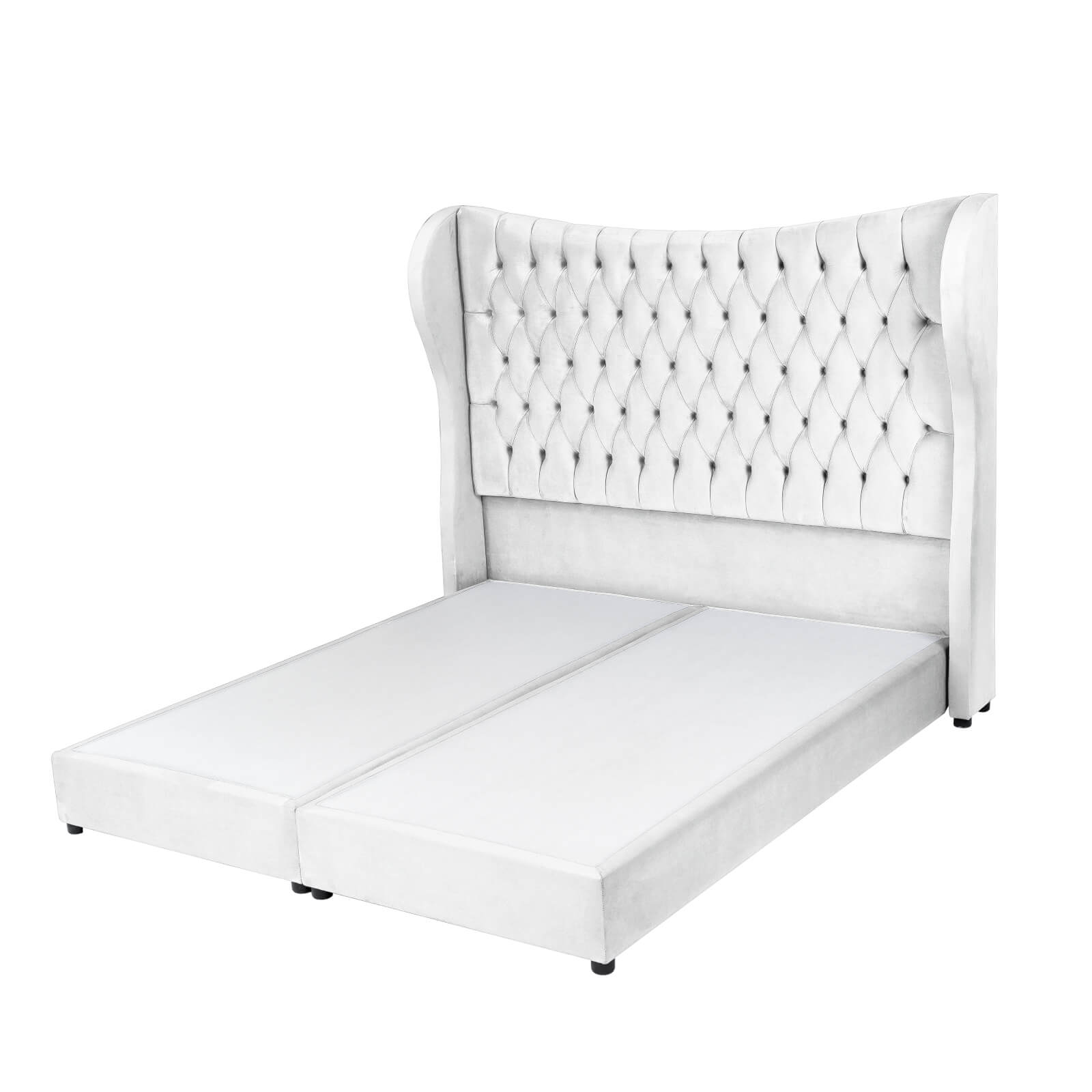 In House | Lujin Bed Frame Linen White 200x160