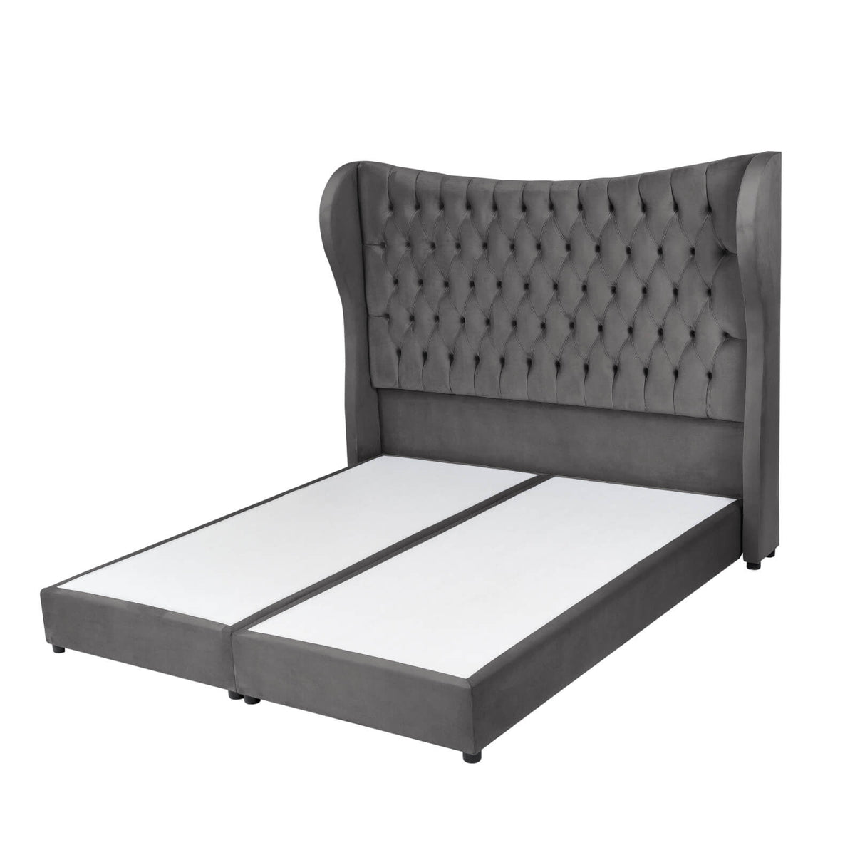 In House | Lujin Bed Frame Linen Grey 200x200