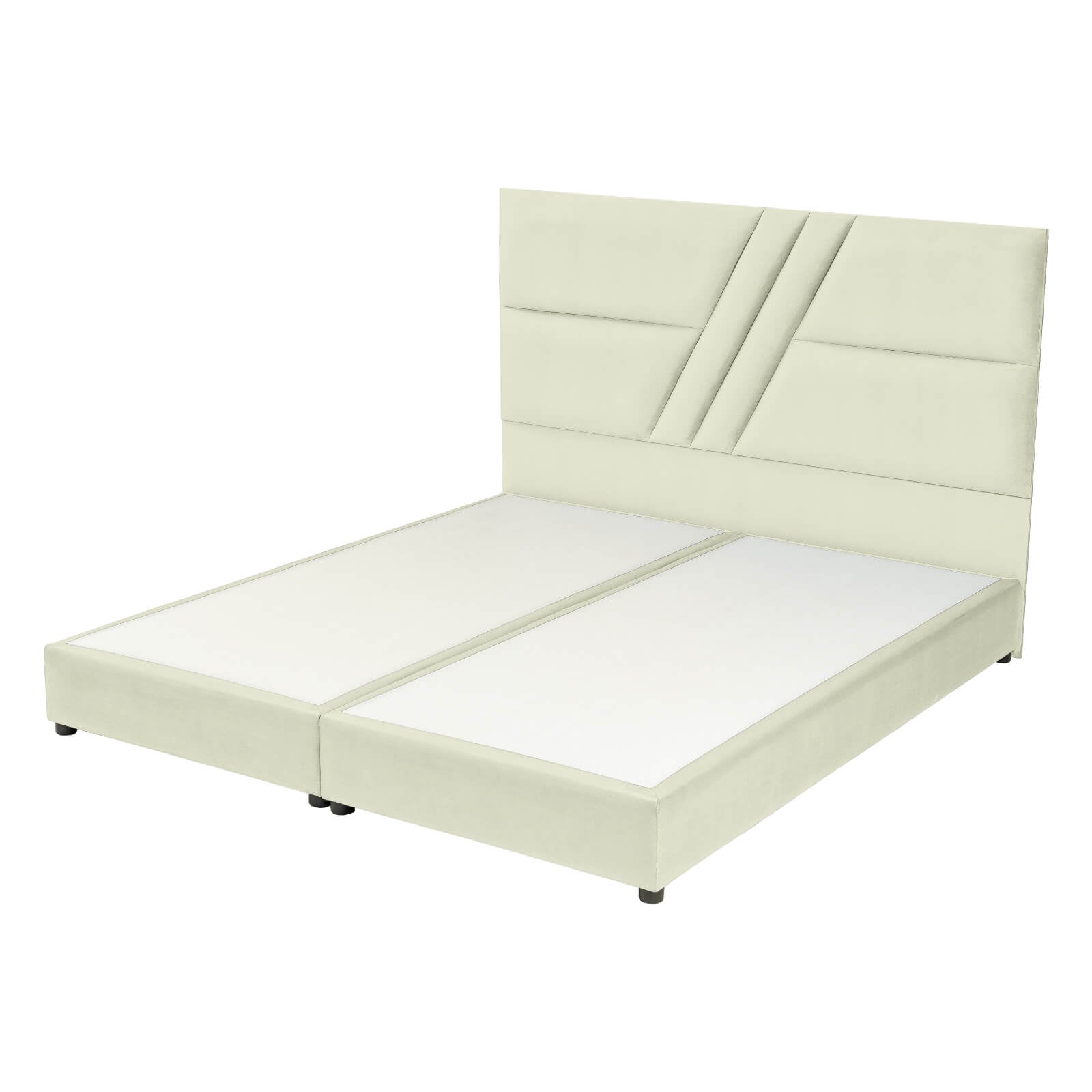 In House | Serin Bed Frame Velvet Ivory 200x160